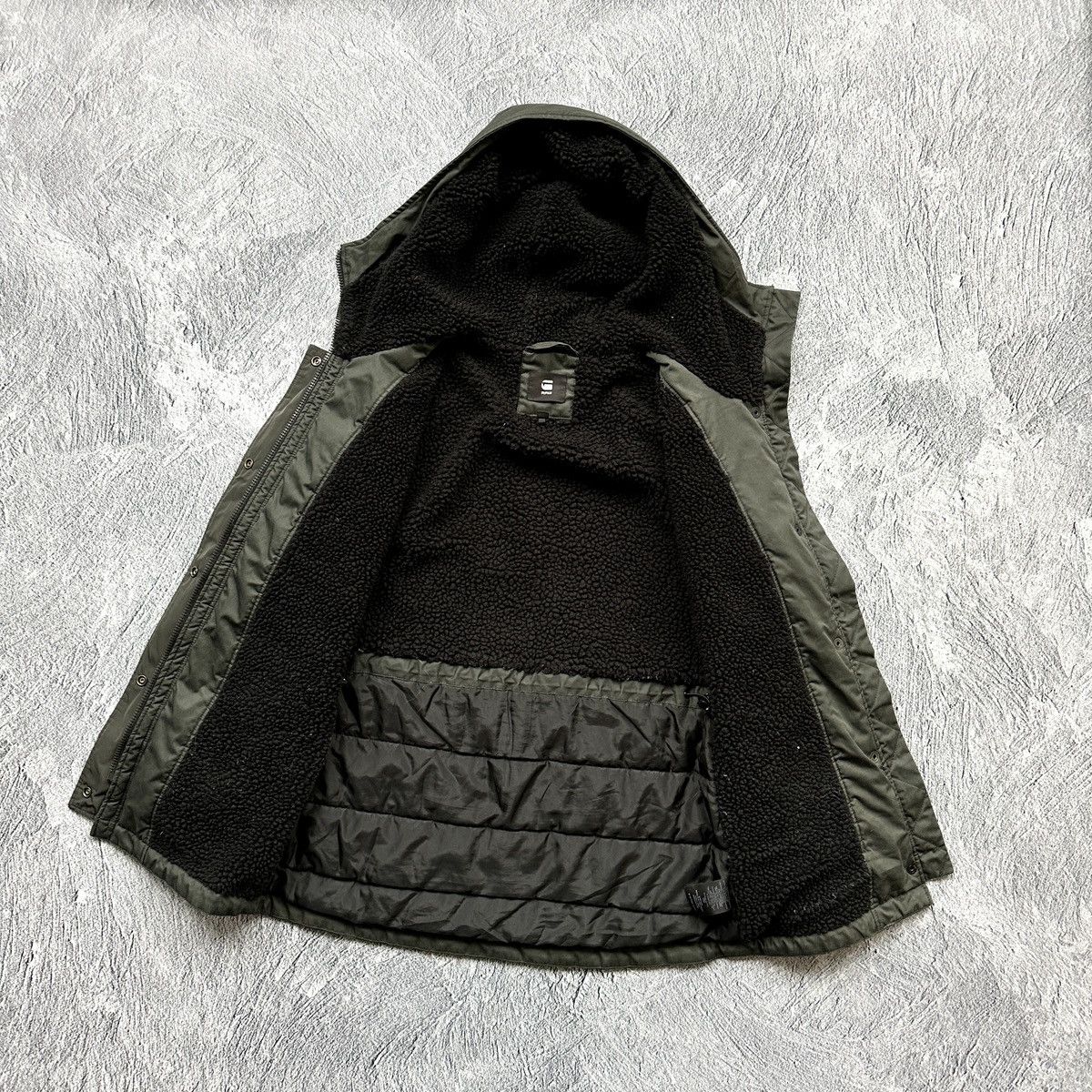 G-Star Women’s G-Star Raw Rovic Slim Teddy Parka Green Size: M Size M / US 6-8 / IT 42-44 - 12 Thumbnail