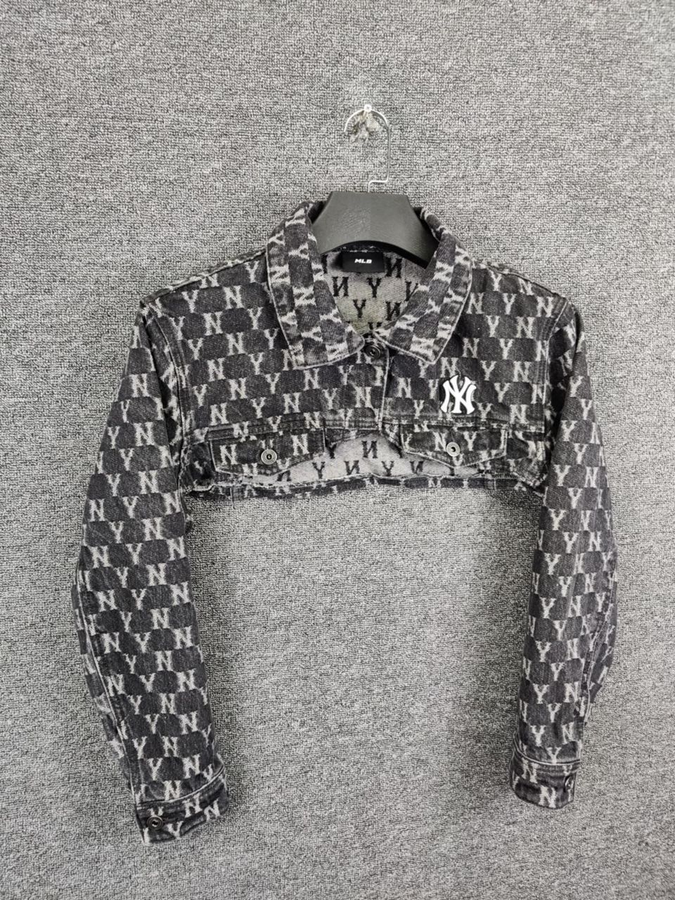New York Yankees MLB New York Yankees Monogram Cropped Denim Jacket Size US M / EU 48-50 / 2 - 5 Thumbnail