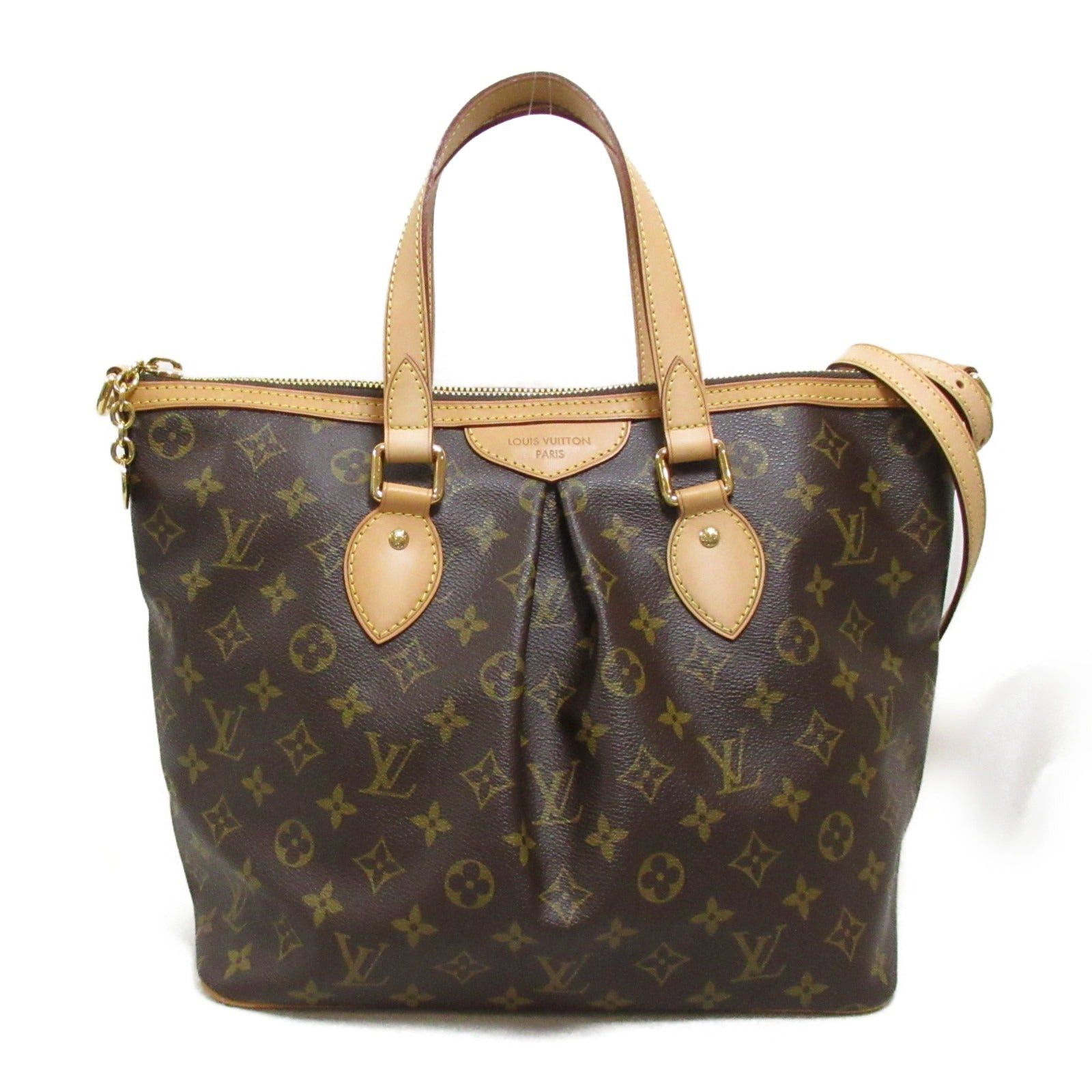 Louis Vuitton Louis Vuitton Palermo Pm Shoulder Bag Coated Canvas Monogram Brown Size ONE SIZE - 1 Thumbnail