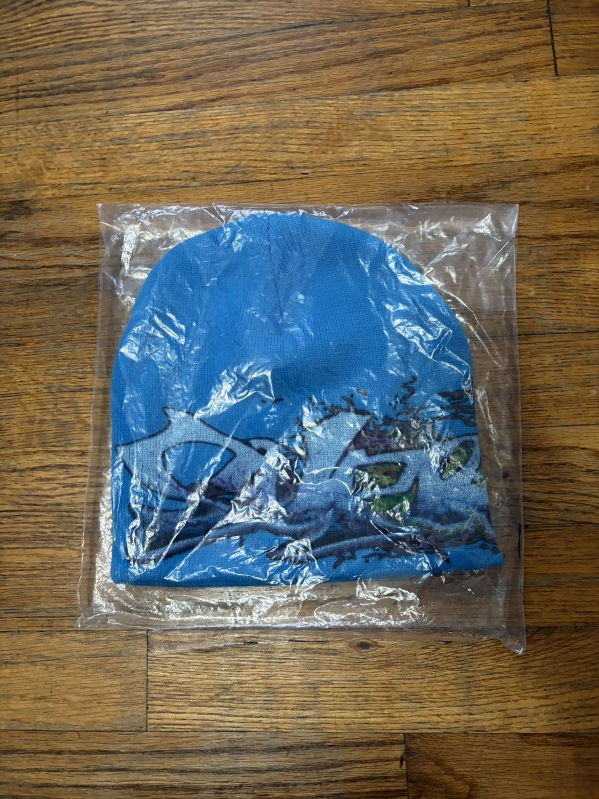 Supreme Supreme Tag Beanie FW25 Blue Art Dealer Size ONE SIZE - 2 Thumbnail