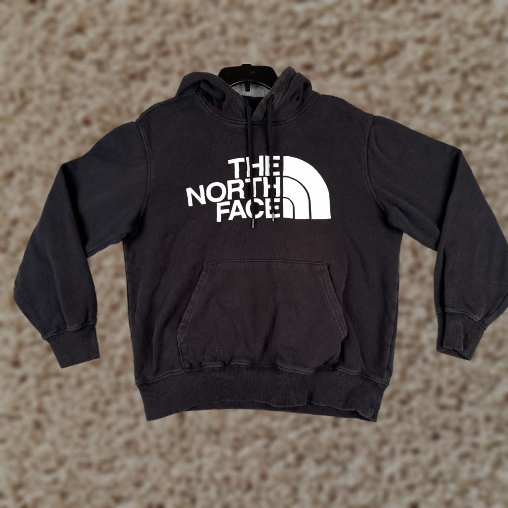 The North Face The North Face Hoodie Womens Large Black Pullover Jersey Fabric Pocket Logo Crew Neck Long Sleeve Lightweight Regular Etam? Size L / US 10 / IT 46 - 1 Thumbnail