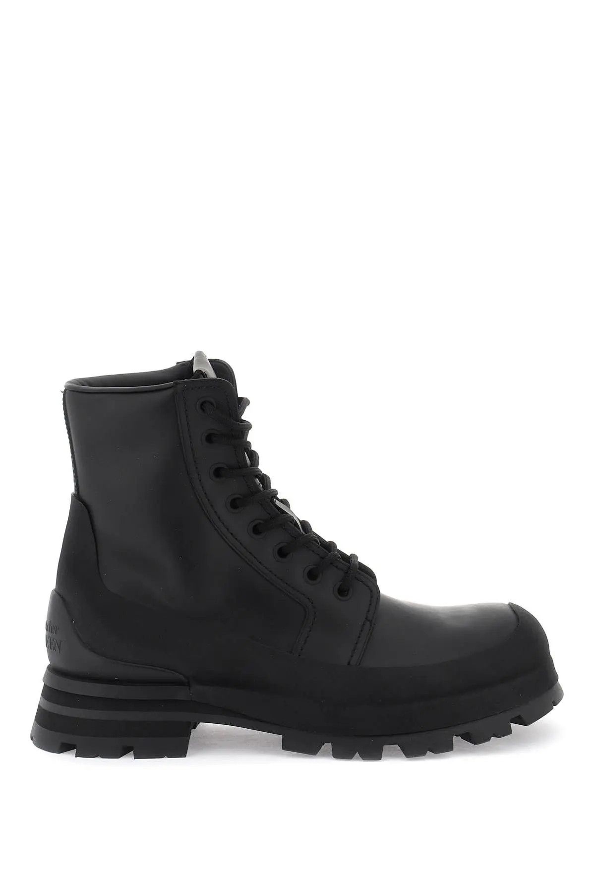 image of Alexander Mcqueen O1S22I1N1223 Wander Ankle Boots In Black, Men's (Size 7)