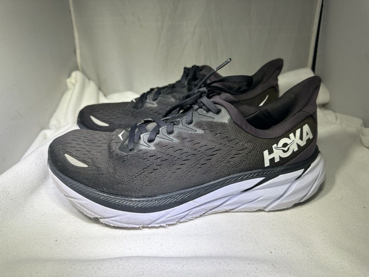 Hoka Hoka Clifton 8 Women's 9D Wide Black Running Walking Hiking Size US 9 / IT 39 - 1 Thumbnail