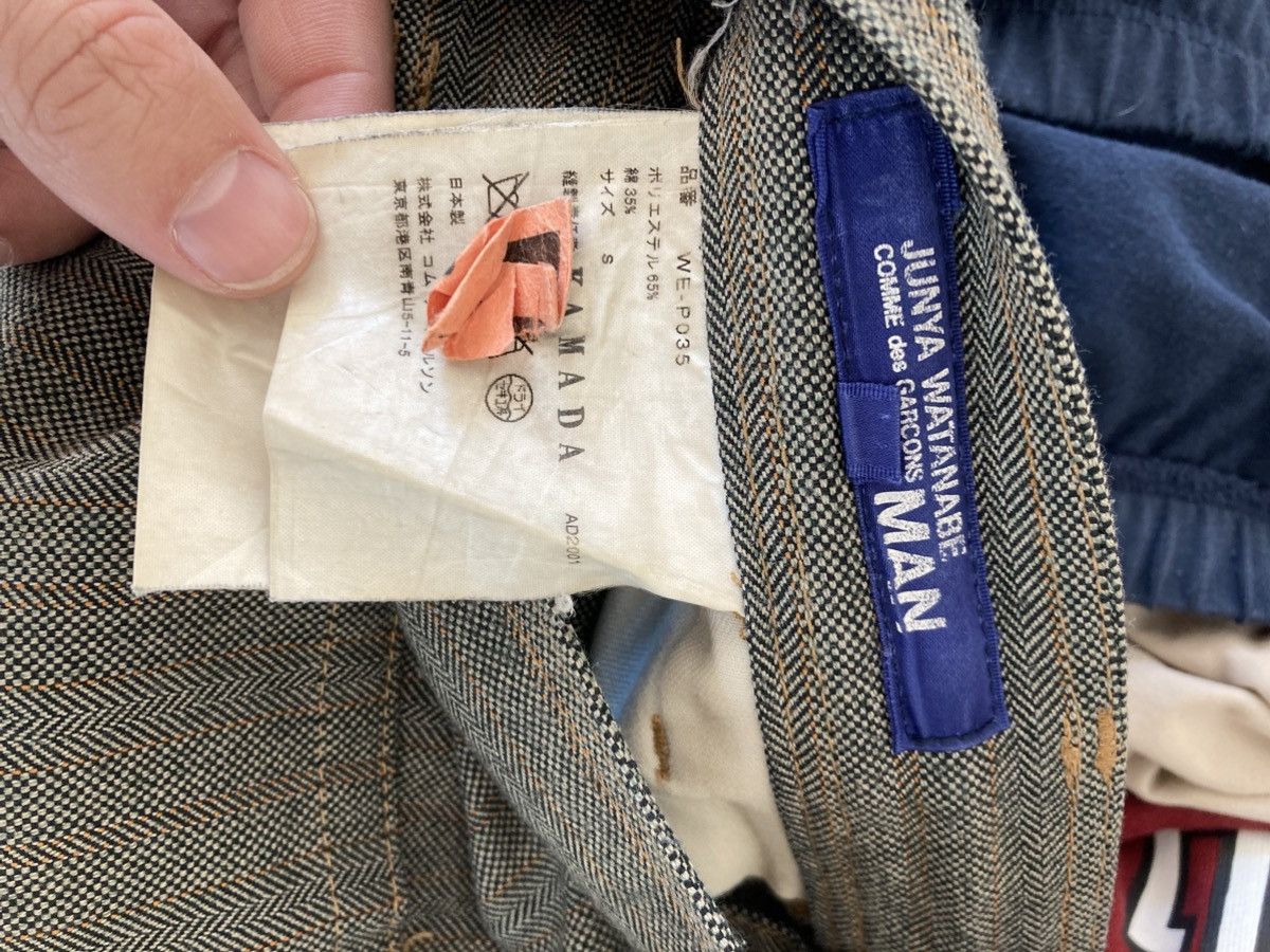 Junya Watanabe Comme des Garçon x Junya Watanabe Tailored Trousers Size US 34 / EU 50 - 8 Thumbnail