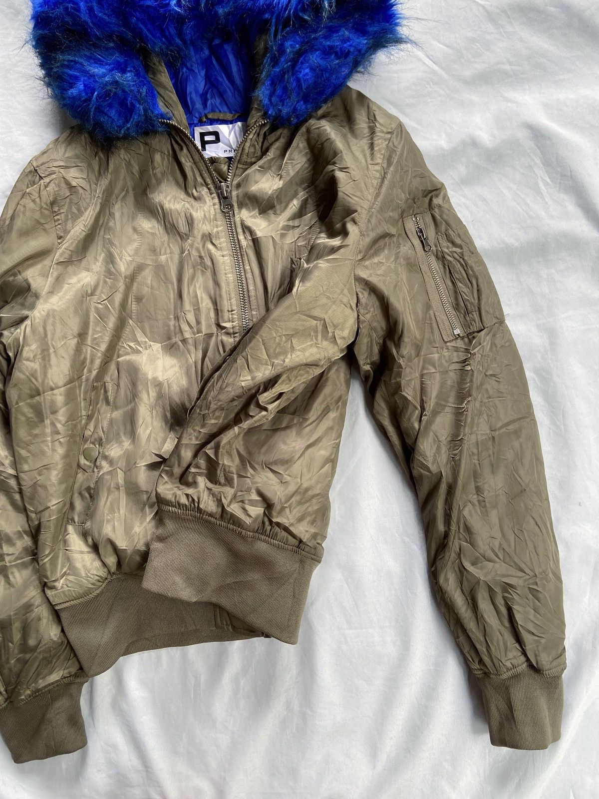 Japanese Brand PREGA FAUX FUR ZIP JACKET Size US S / EU 44-46 / 1 - 6 Thumbnail