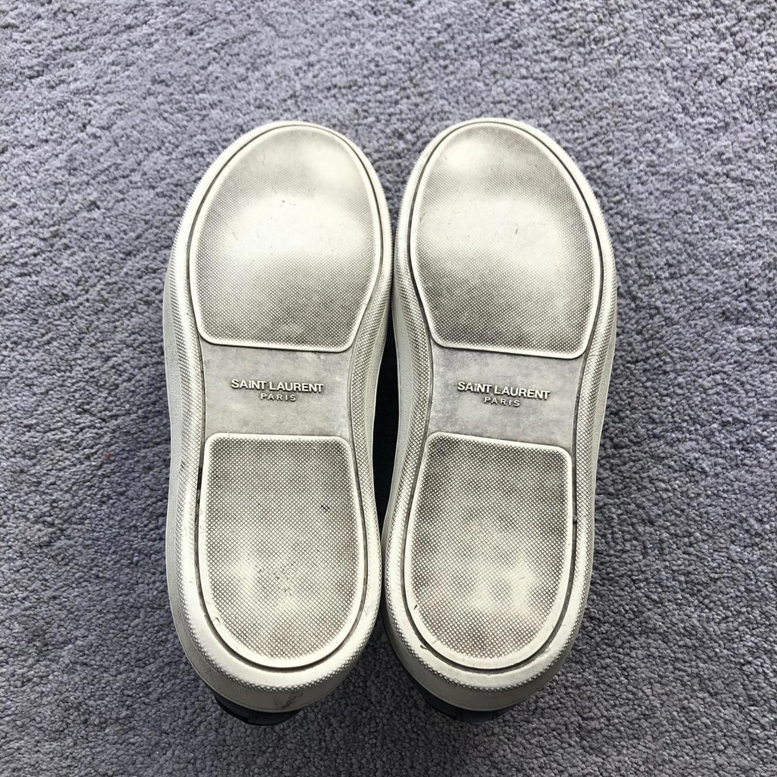 Saint Laurent Paris Saint Laurent SL/02 Leather Sneakers Size US 9 / EU 42 - 7 Thumbnail