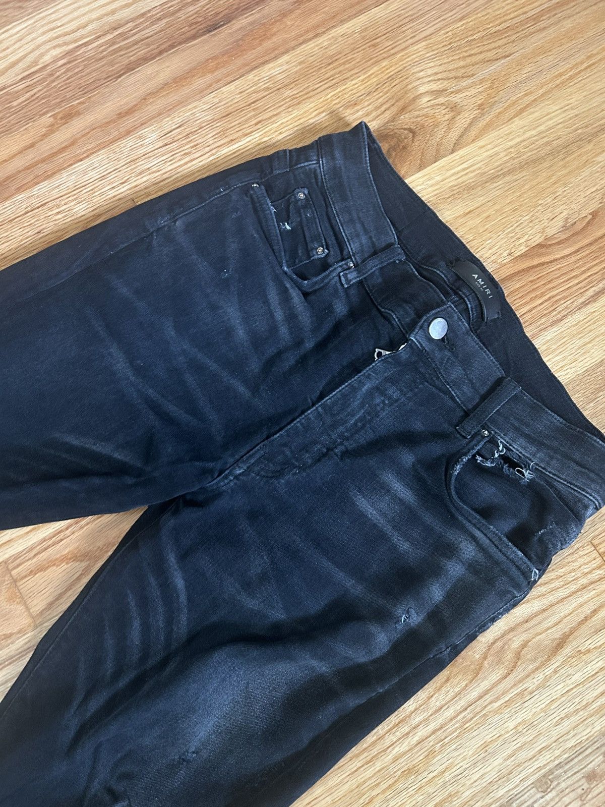 Amiri Black Amiri Jeans Denim Size US 32 / EU 48 - 2 Thumbnail