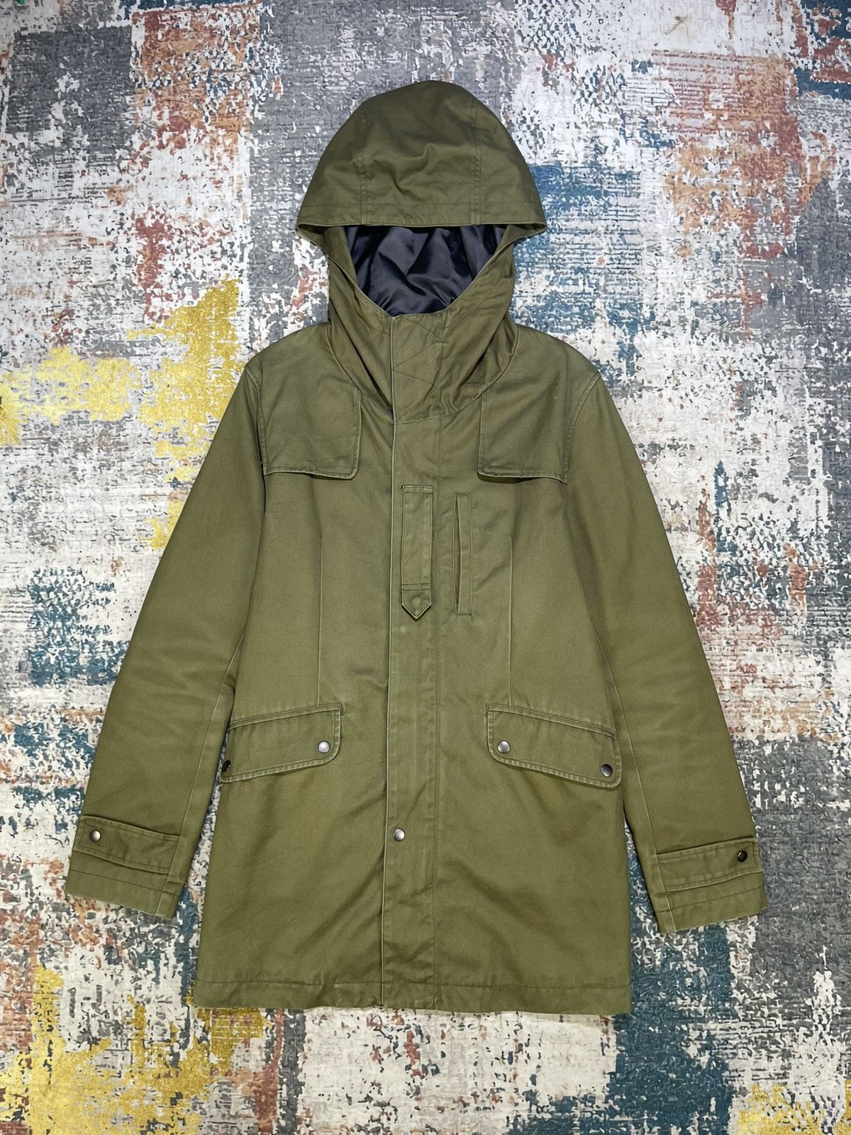 Katharine Hamnett London Katharine Hamnett Military Hooded Field Jacket Size US M / EU 48-50 / 2 - 1 Thumbnail