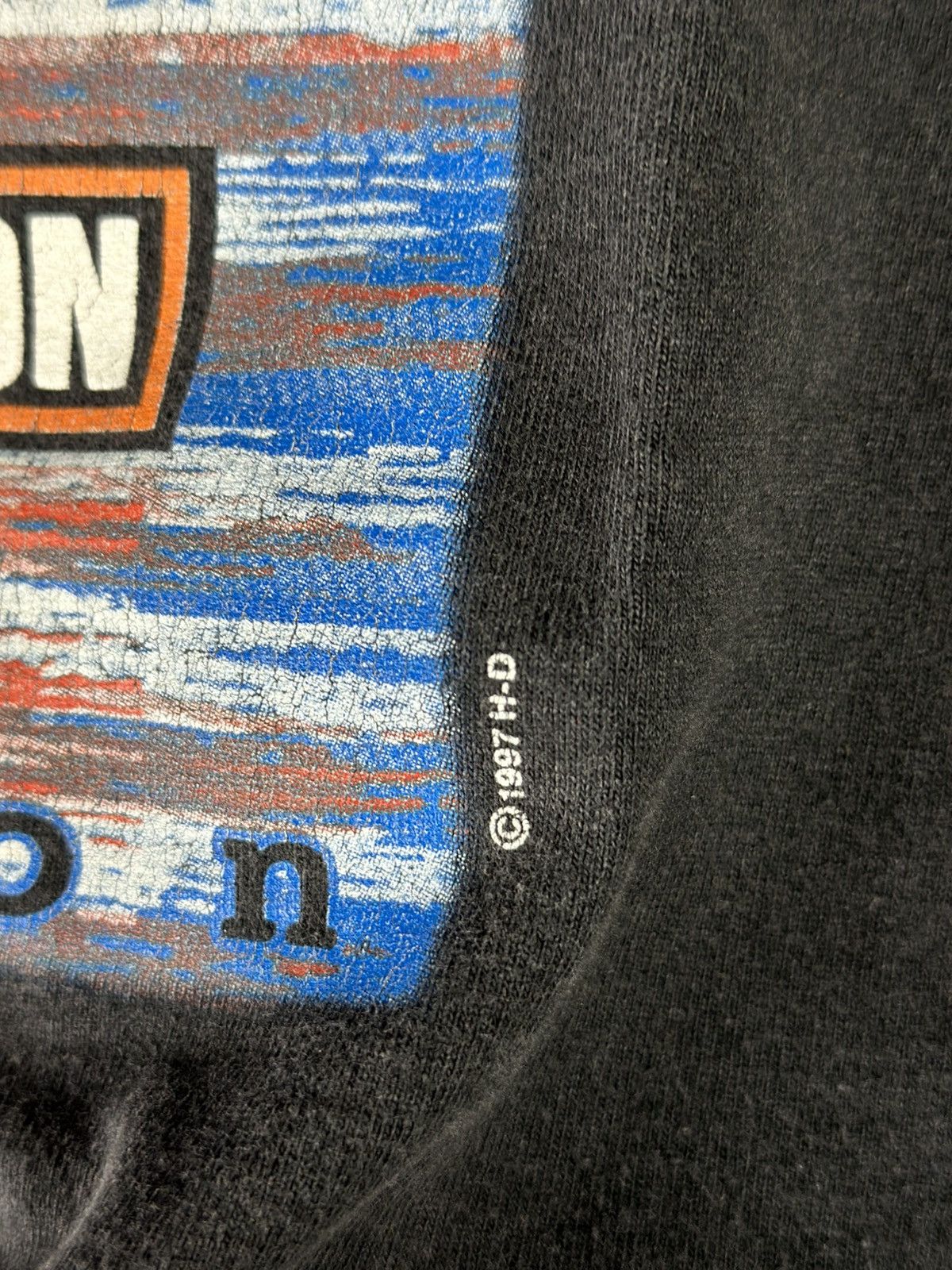 Harley Davidson × Vintage Harley Davidson Motorcycle - 1997 T-shirt Made in USA Size US XL / EU 56 / 4 - 6 Thumbnail