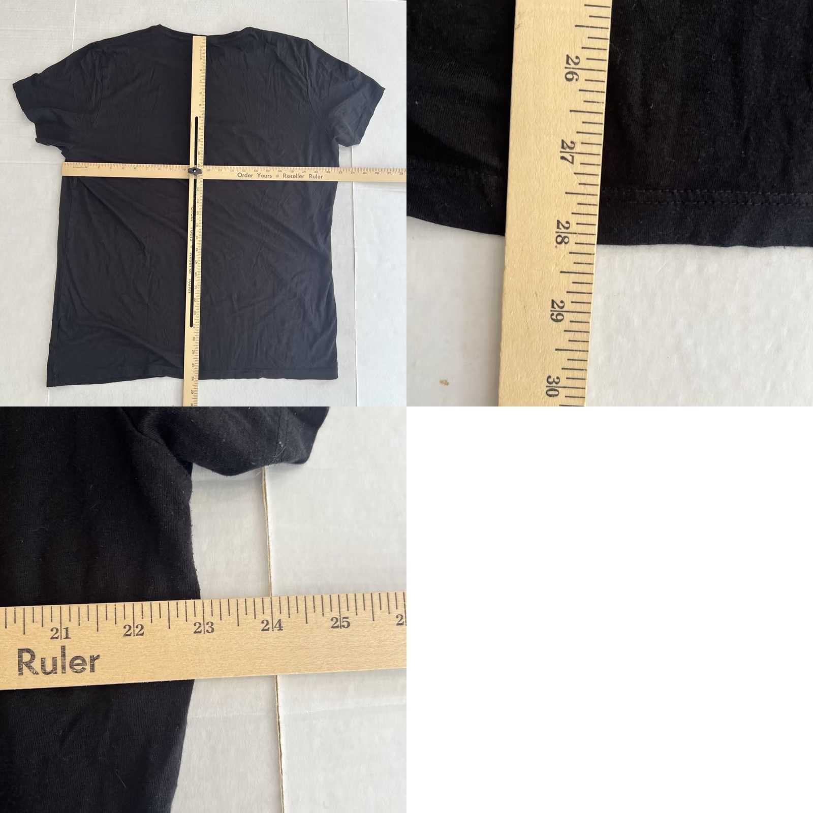 Marine Layer Marine Layer Tee Black XL Unisex Adults Google Alphabet Logo Crew Neck Short Sleeve Limited Edition Cotton Knit Size XL / US 12-14 / IT 48-50 - 8 Thumbnail