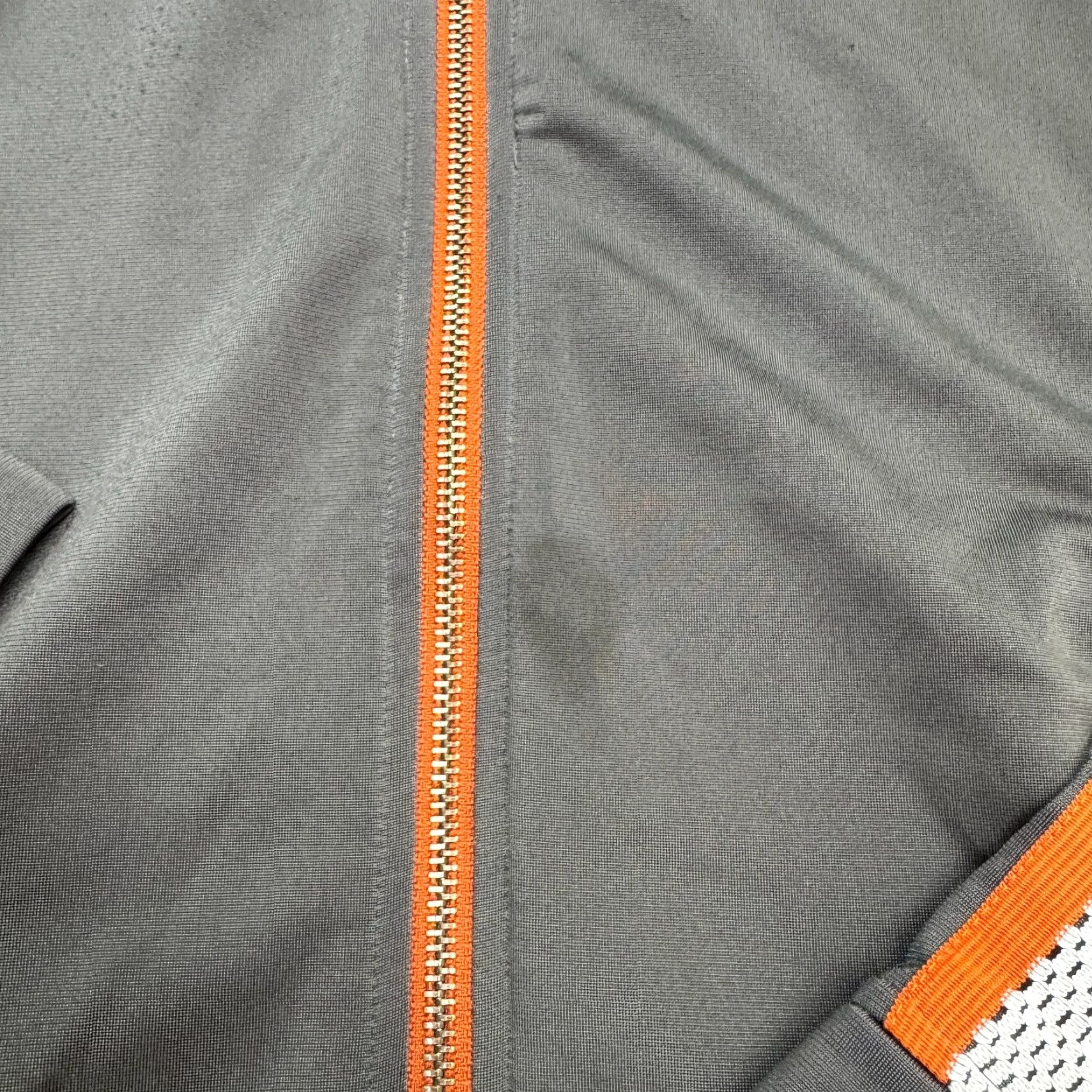 Fox Racing Fox Track Jacket Mens M Gray Orange Trim Full Zip Pockets Activewear Athleisure Sports Jackets Mens Size US M / EU 48-50 / 2 - 7 Thumbnail