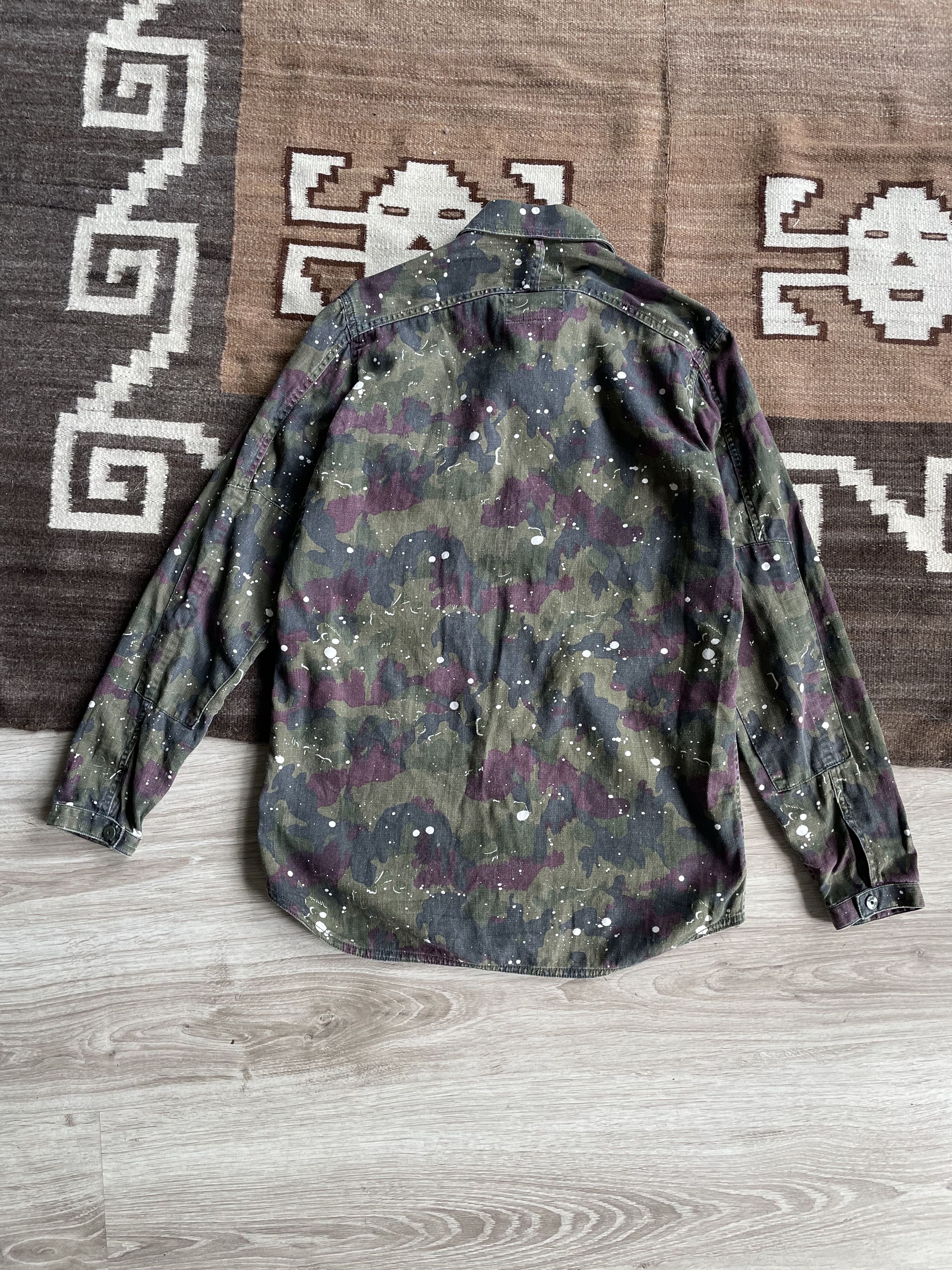 G-Star G Star Camo Paint Full Zip Overshirt Shirt 6940AC Size US S / EU 44-46 / 1 - 5 Thumbnail