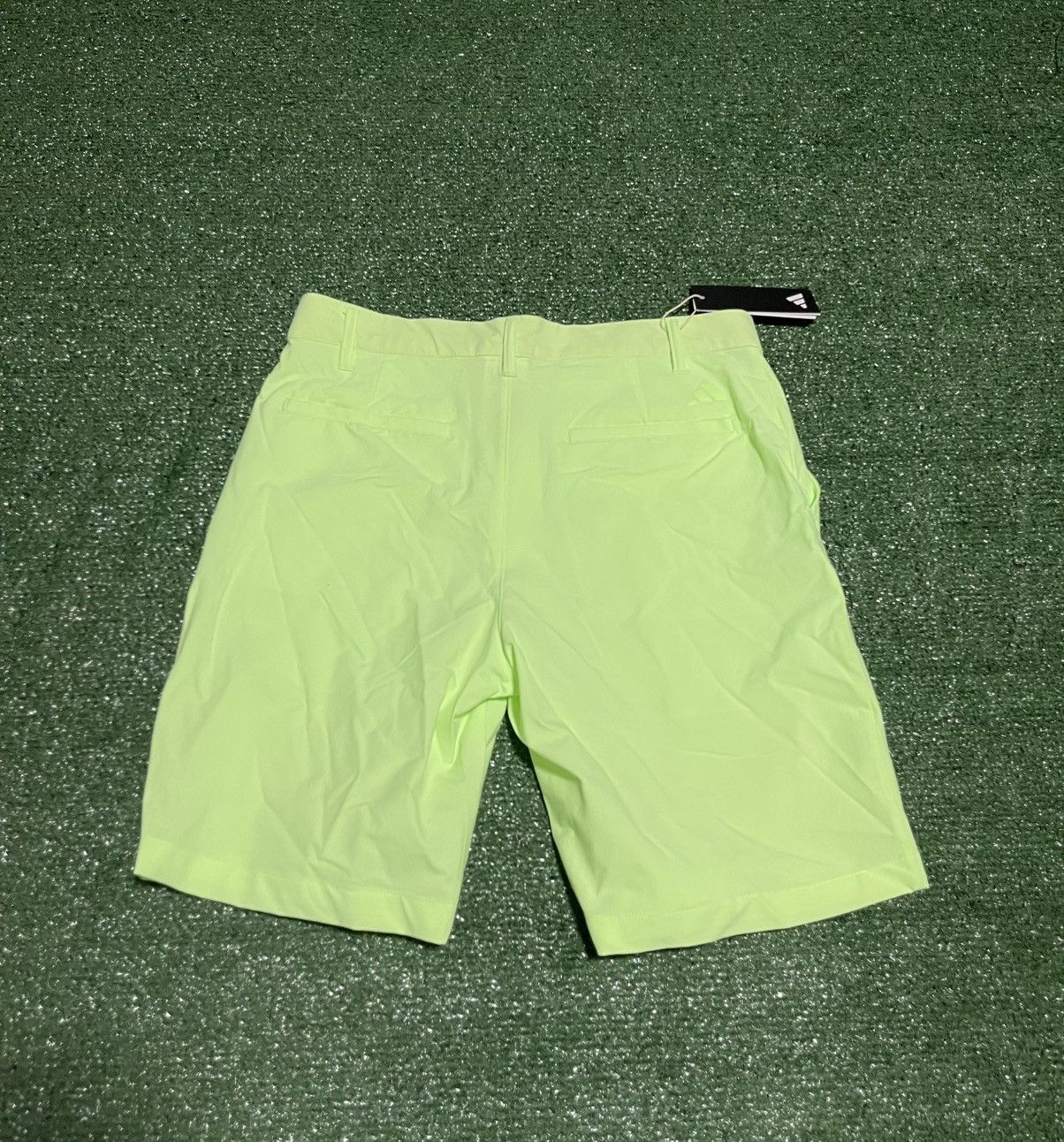 Adidas Adidas Golf Men Neon Green Dobby Tex Spark Performance Size US 30 / EU 46 - 3 Thumbnail