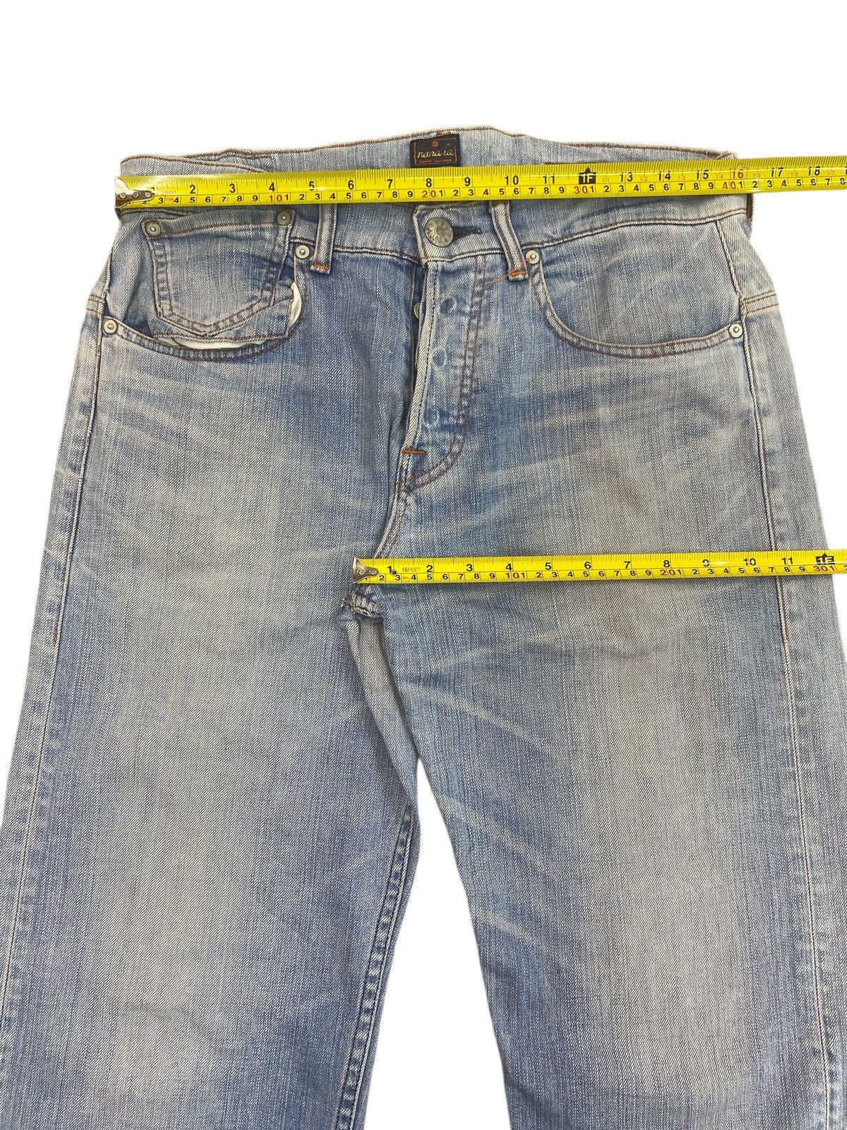 Japanese Brand Japanese Brand Faded Blue Wash Style Buckle Back Jeans Size US 32 / EU 48 - 9 Thumbnail