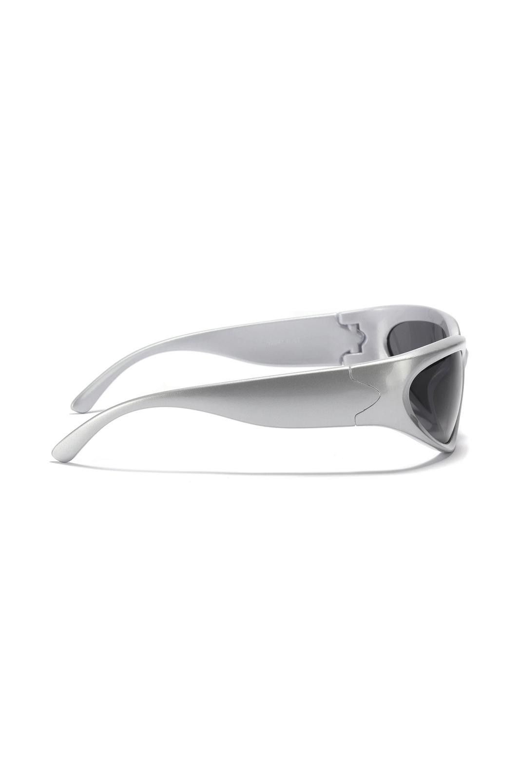 Japanese Brand Rare Vtg Vintage Y2k Futuristic Sliver Sunglasses Unisex OS Size ONE SIZE - 6 Thumbnail