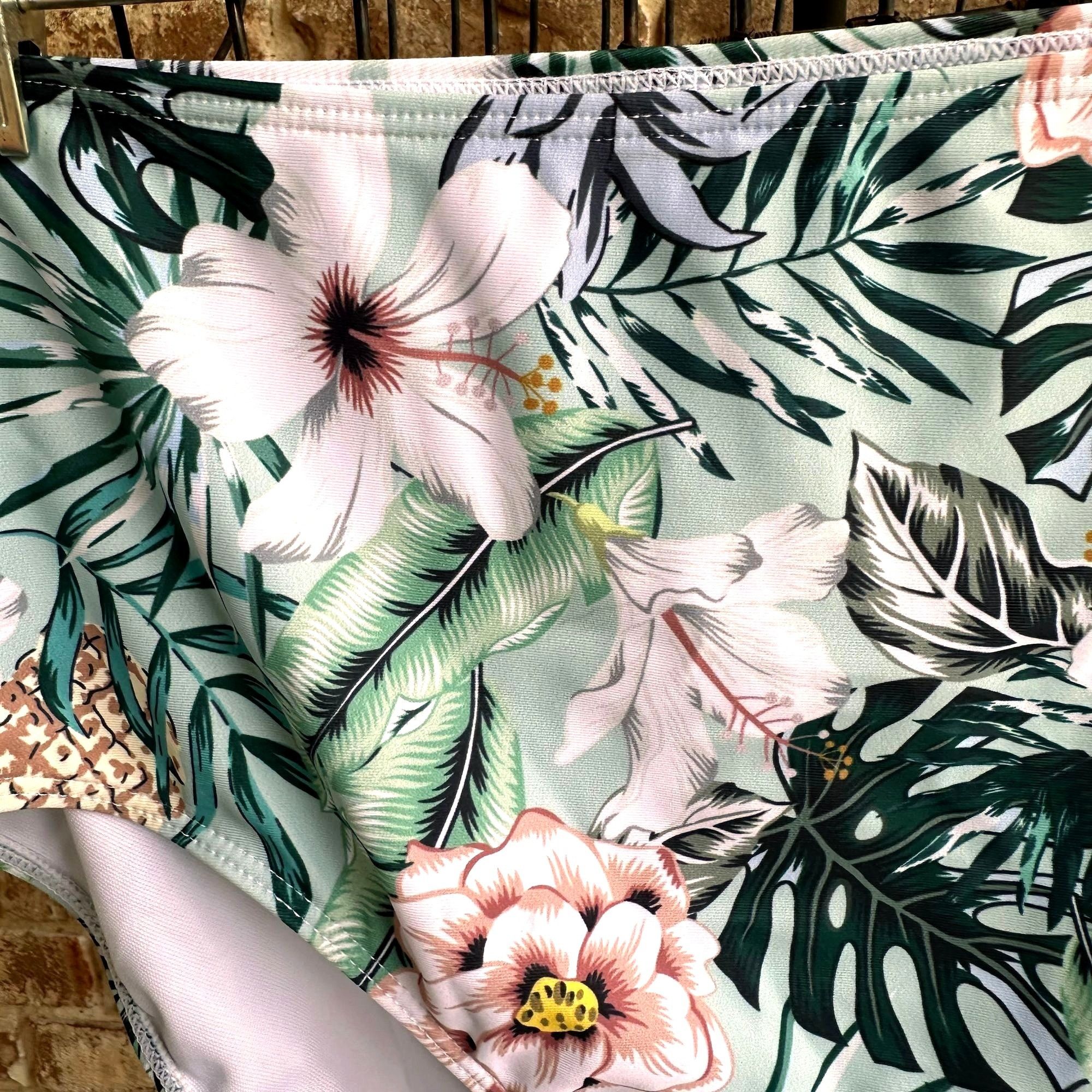Other Bikini Bottoms 3XL New Full Coverage Wide High Legs Stretch Size 34" / US 12 / IT 48 - 2 Thumbnail