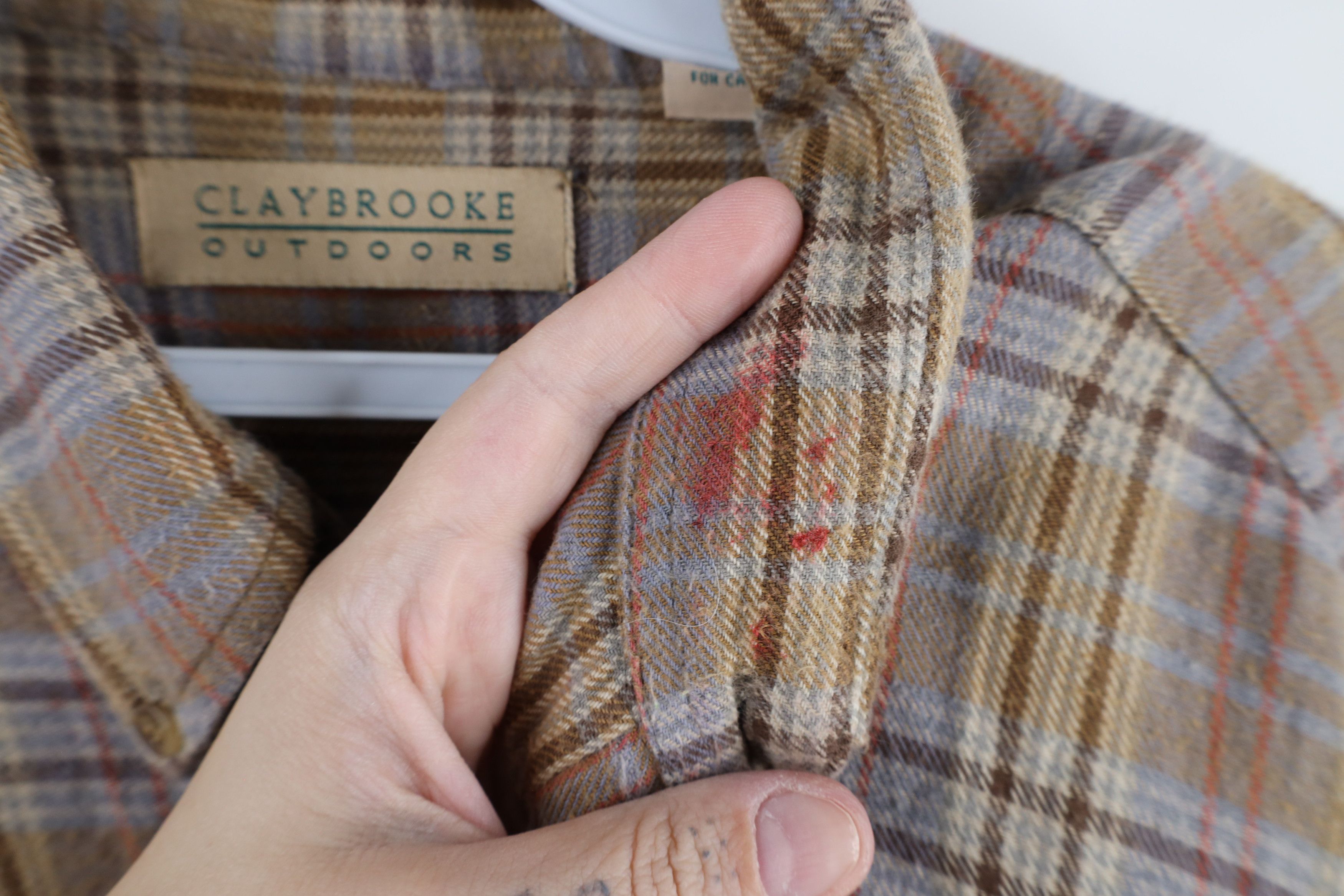 Vintage Vintage 90s Streetwear Flannel Button Down Shirt Plaid Size US L / EU 52-54 / 3 - 6 Thumbnail
