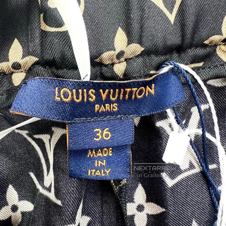 Louis Vuitton Louis Vuitton Black classic print LOGO full print twill si Size US 36 / EU 52 - 5 Thumbnail