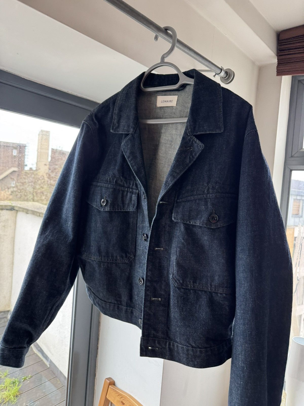 Lemaire Lemaire Indigo Trucker Jacket (46) Size US S / EU 44-46 / 1 - 6 Thumbnail
