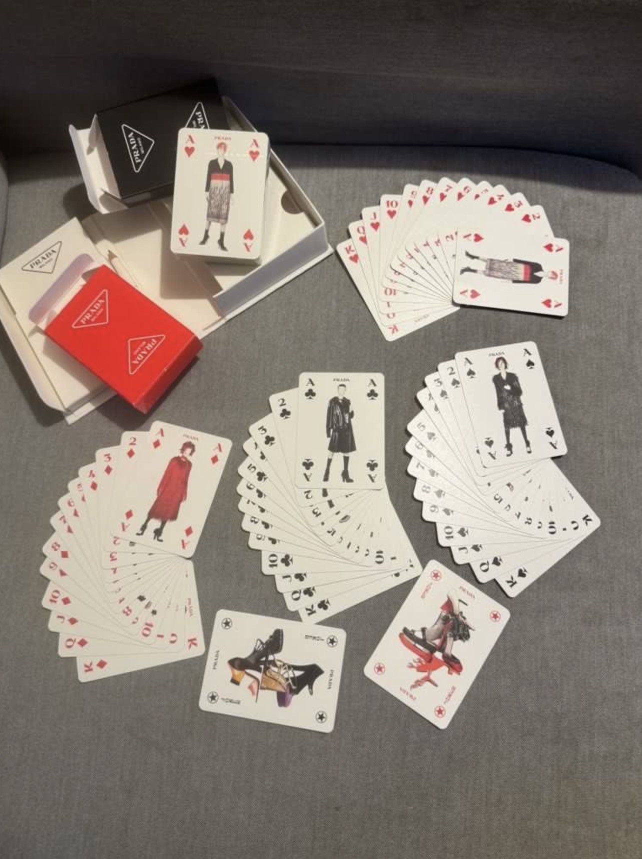 Prada 🔺Prada Playing cards notepad boxset Size ONE SIZE - 3 Thumbnail