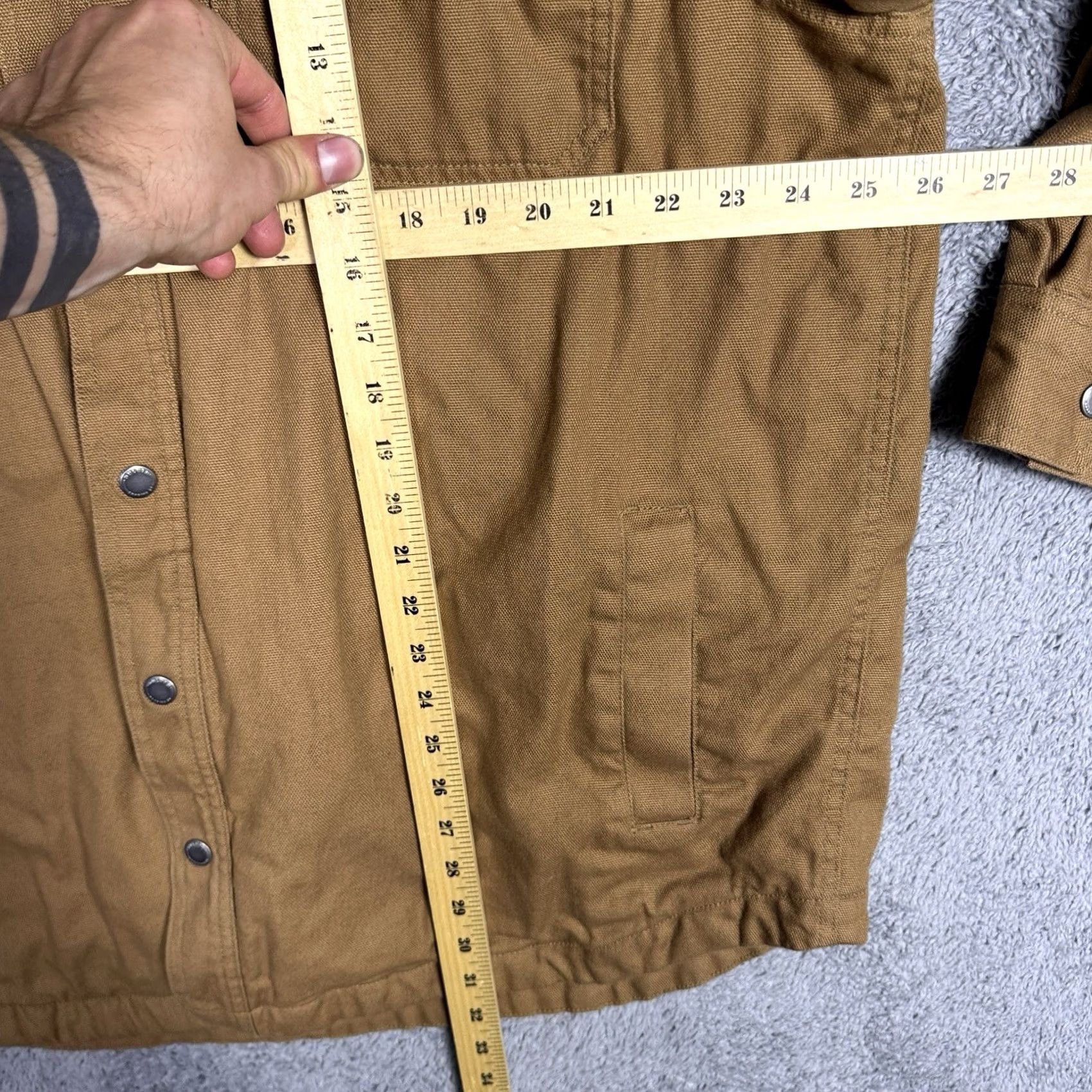 Duluth Trading Company Duluth Trading Jacket Men XL Fire Hose Canvas Limber Jac Shacket Utility Flannel Size US XL / EU 56 / 4 - 6 Thumbnail