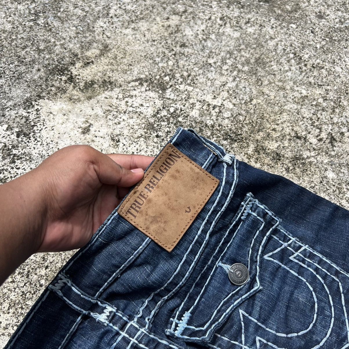 True Religion “TRUE RELIGION” RICKY RELAXED STRAIGHT ACID WASH DENIM JEANS Size US 32 / EU 48 - 20 Thumbnail