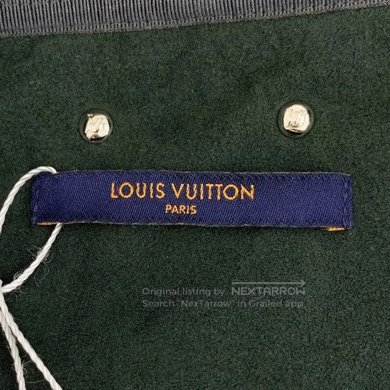 Louis Vuitton Louis Vuitton Olive Green Zip-Up Hoodie . Size US XL / EU 56 / 4 - 5 Thumbnail