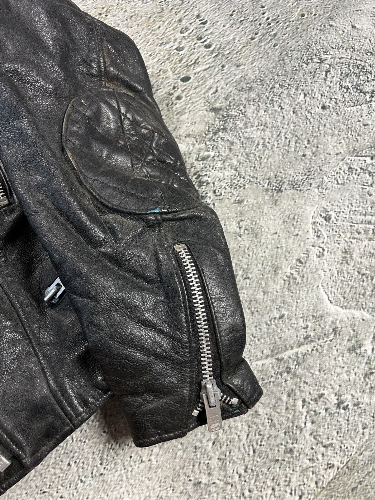 Leather × Vintage Vintage Burton Leather Jacket Avant Garde Rare Brown Size US XL / EU 56 / 4 - 3 Thumbnail