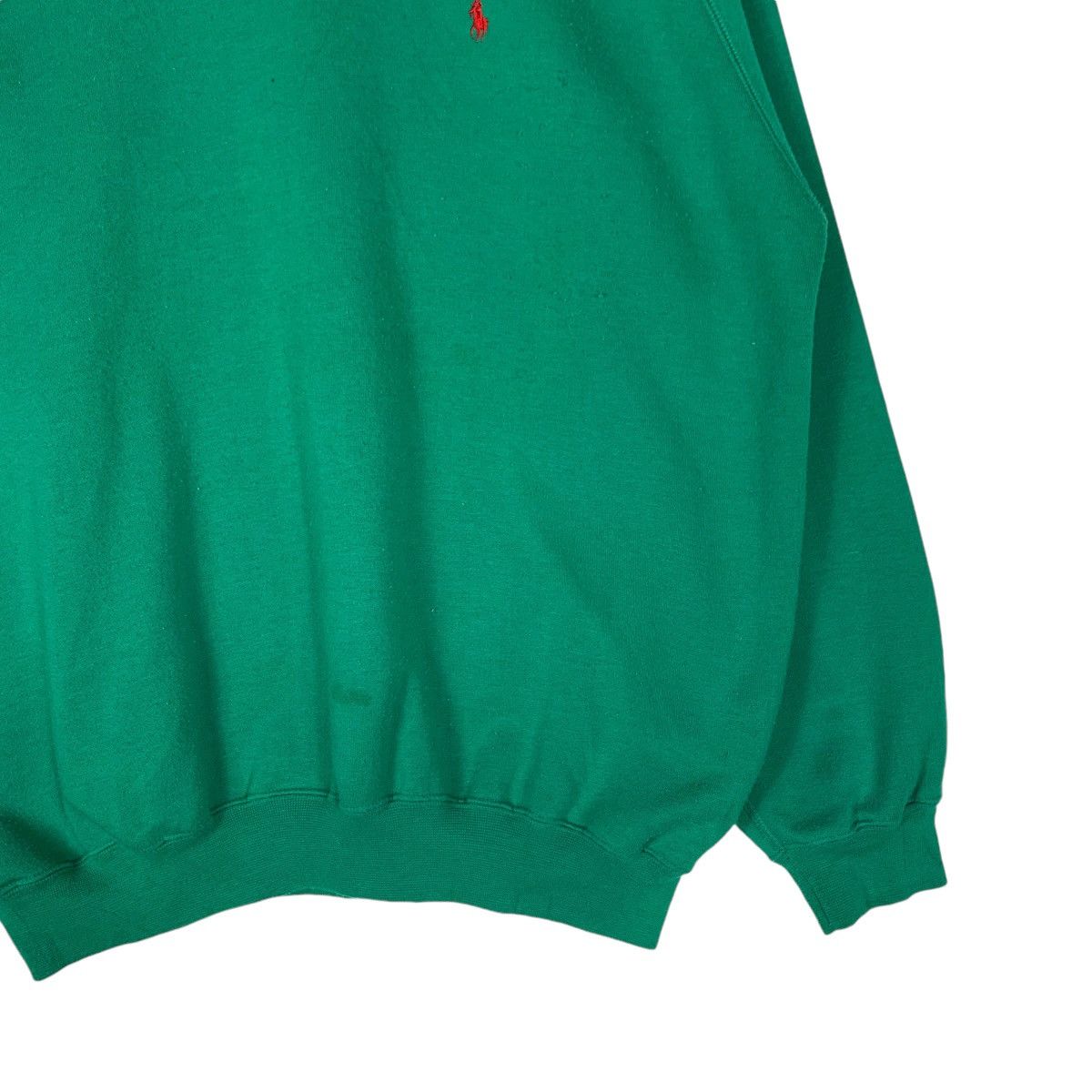 Polo Ralph Lauren Polo Ralph Lauren Small Pony Logo Green Sweatshirt #1340-C60 Size US L / EU 52-54 / 3 - 4 Thumbnail