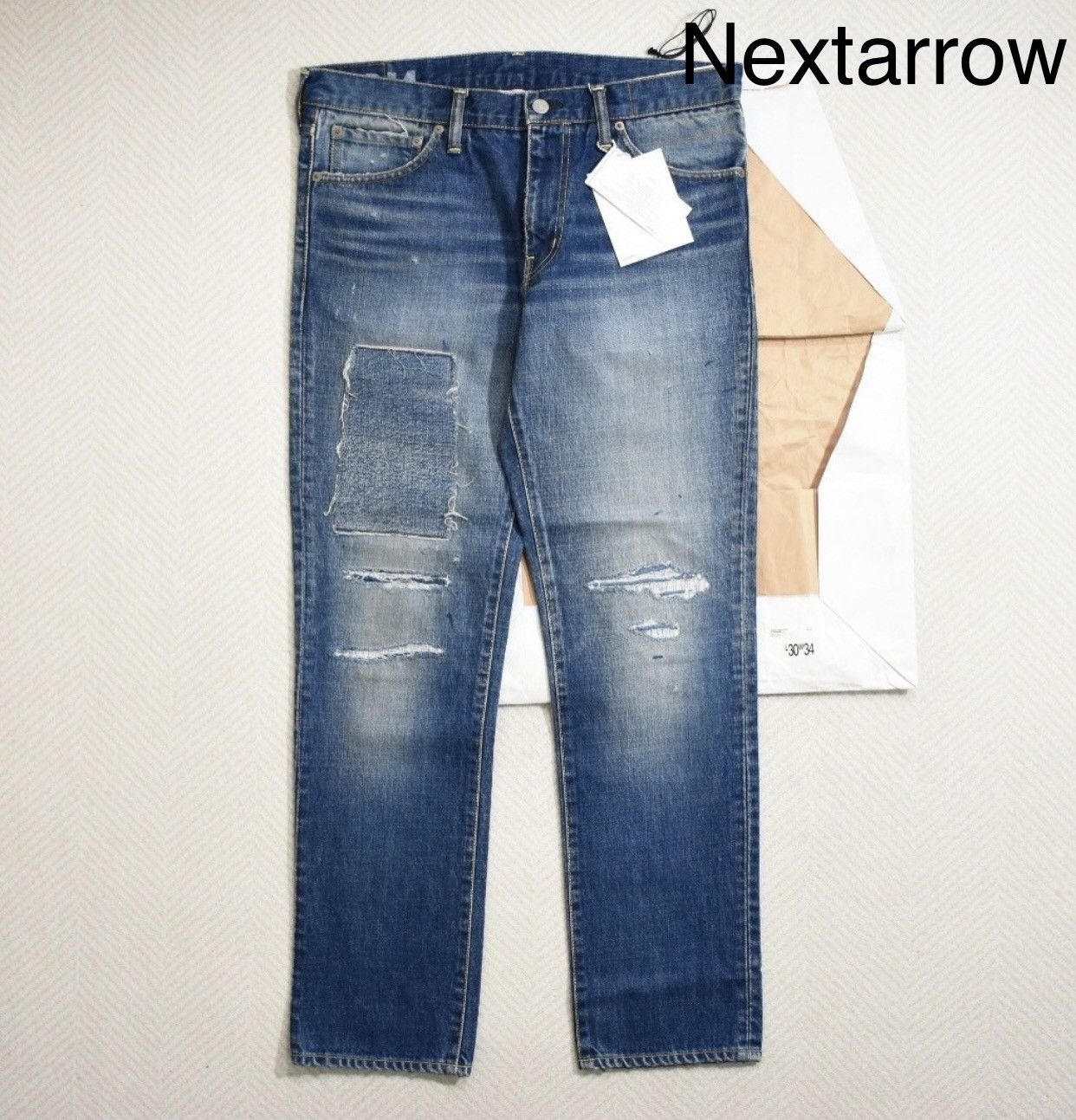 Visvim Visvim Social Sculpture 04 Damaged-14 04D14 Destroy Jeans Size US 34 / EU 50 - 1 Thumbnail