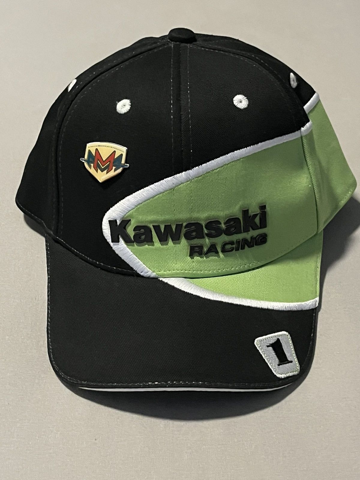 Vintage Vintage Authentic Kawasaki Team Green Racing Snapback Hat | Grailed