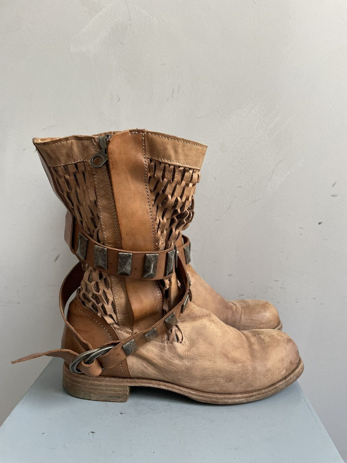 A.S.98 Tornado japanese Avant garde Bikkembergs style boots 90s Size US 7.5 / EU 40-41 - 2 Thumbnail