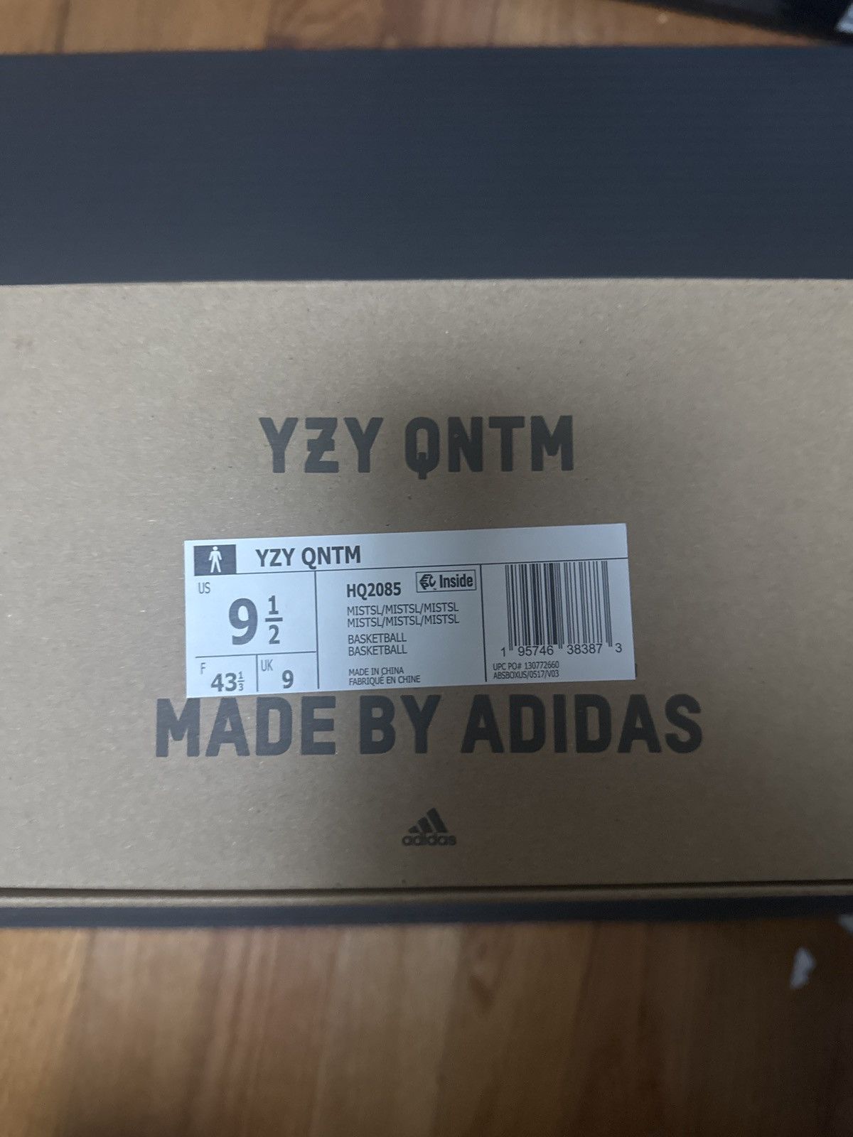 Adidas × Yeezy YZY QNTM Mist Slate Size US 9.5 / EU 42-43 - 7 Thumbnail