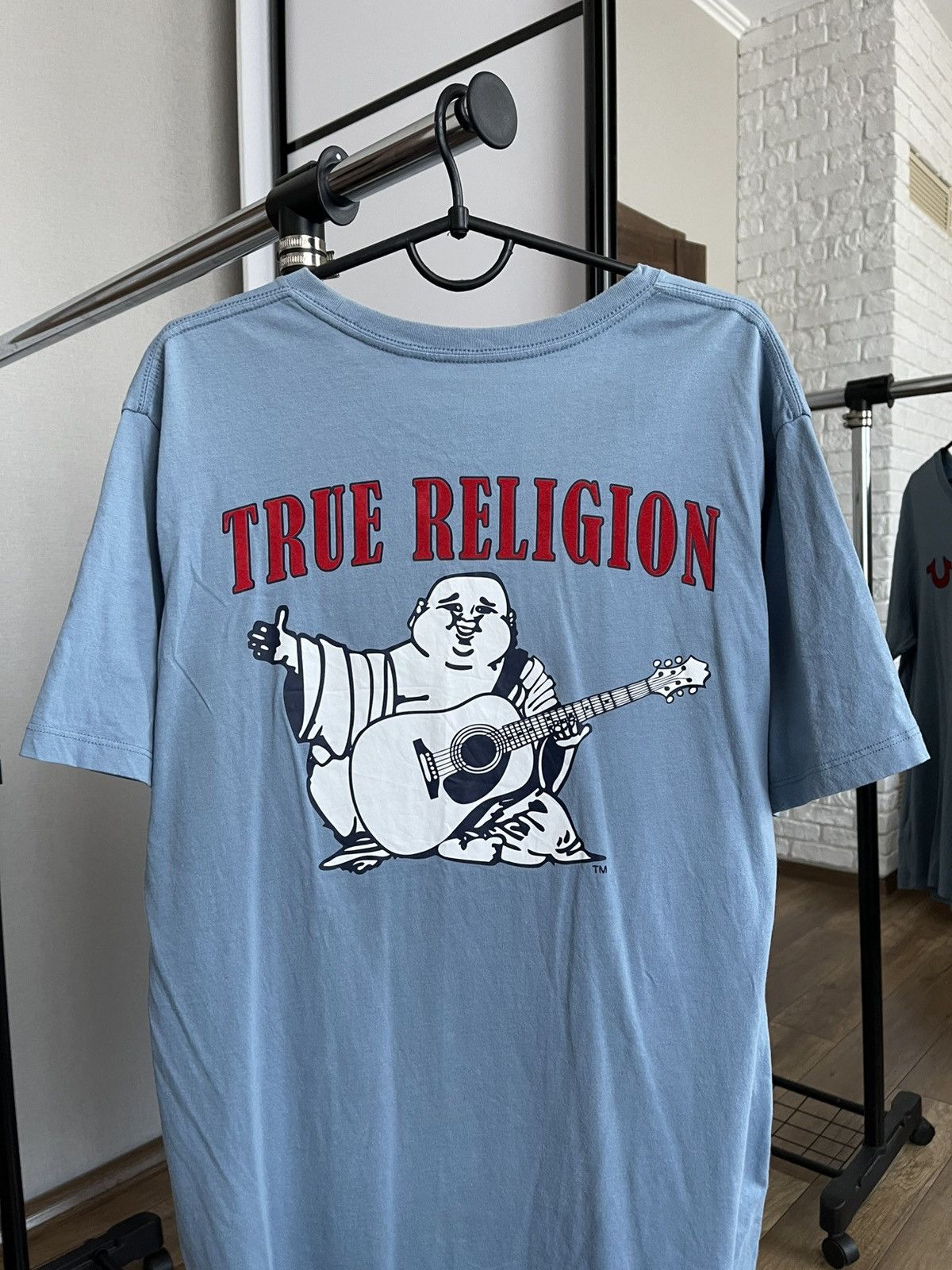 Other True Religion Buddha Logo Crewneck T-Shirt Tee Vintage Size US L / EU 52-54 / 3 - 4 Thumbnail