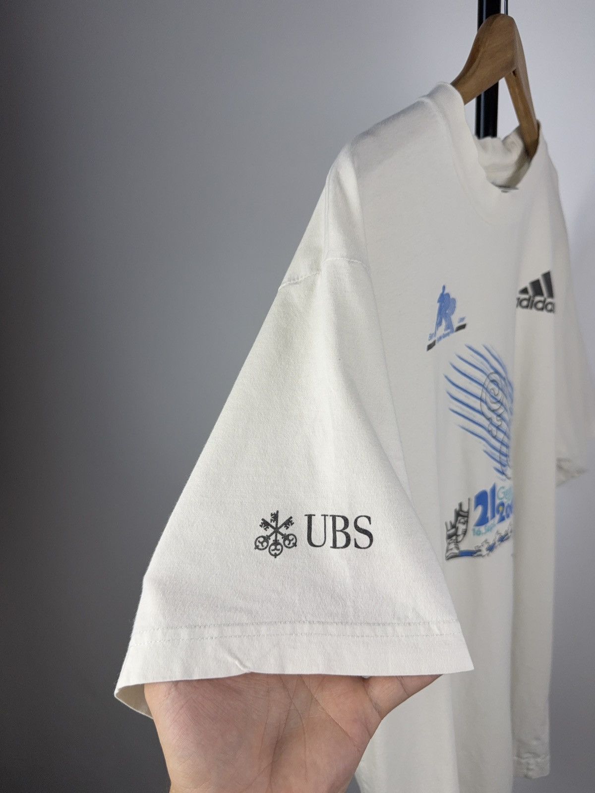 Adidas Adidas Marathon running Adidas 2000 Greifen See Lauf Tee Size US M / EU 48-50 / 2 - 8 Thumbnail