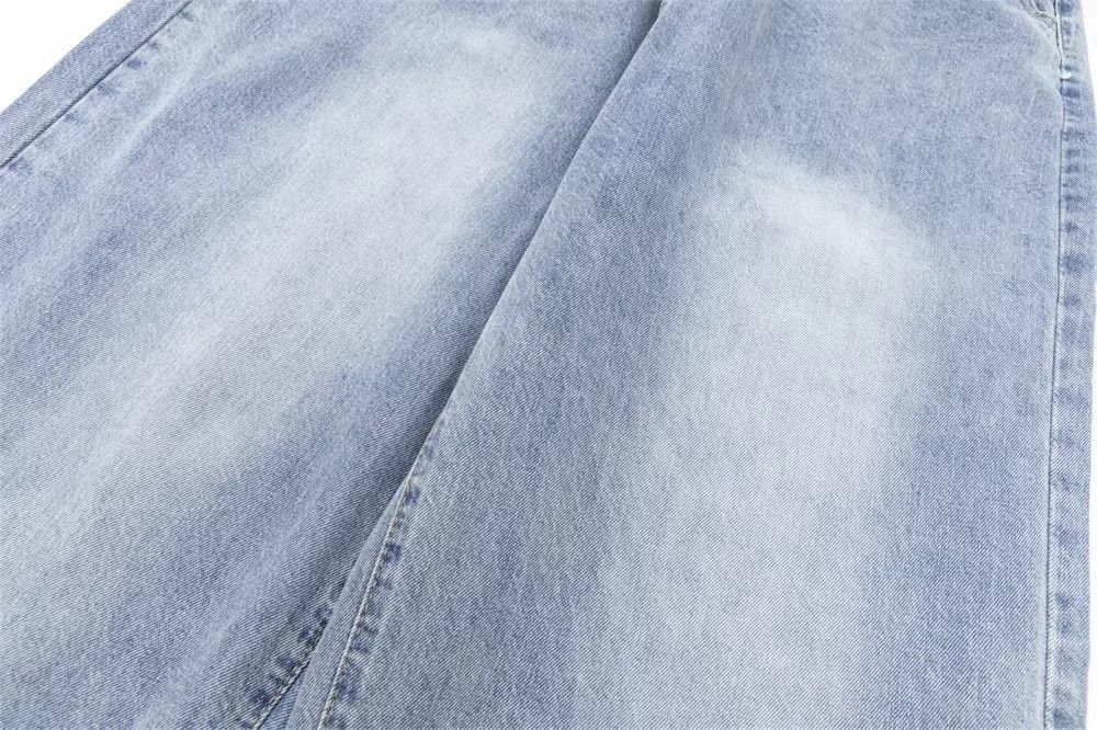 Japanese Brand × Vintage Men's hip-hop pocket embroidery casual washed loose jeans Size US 32 / EU 48 - 6 Thumbnail