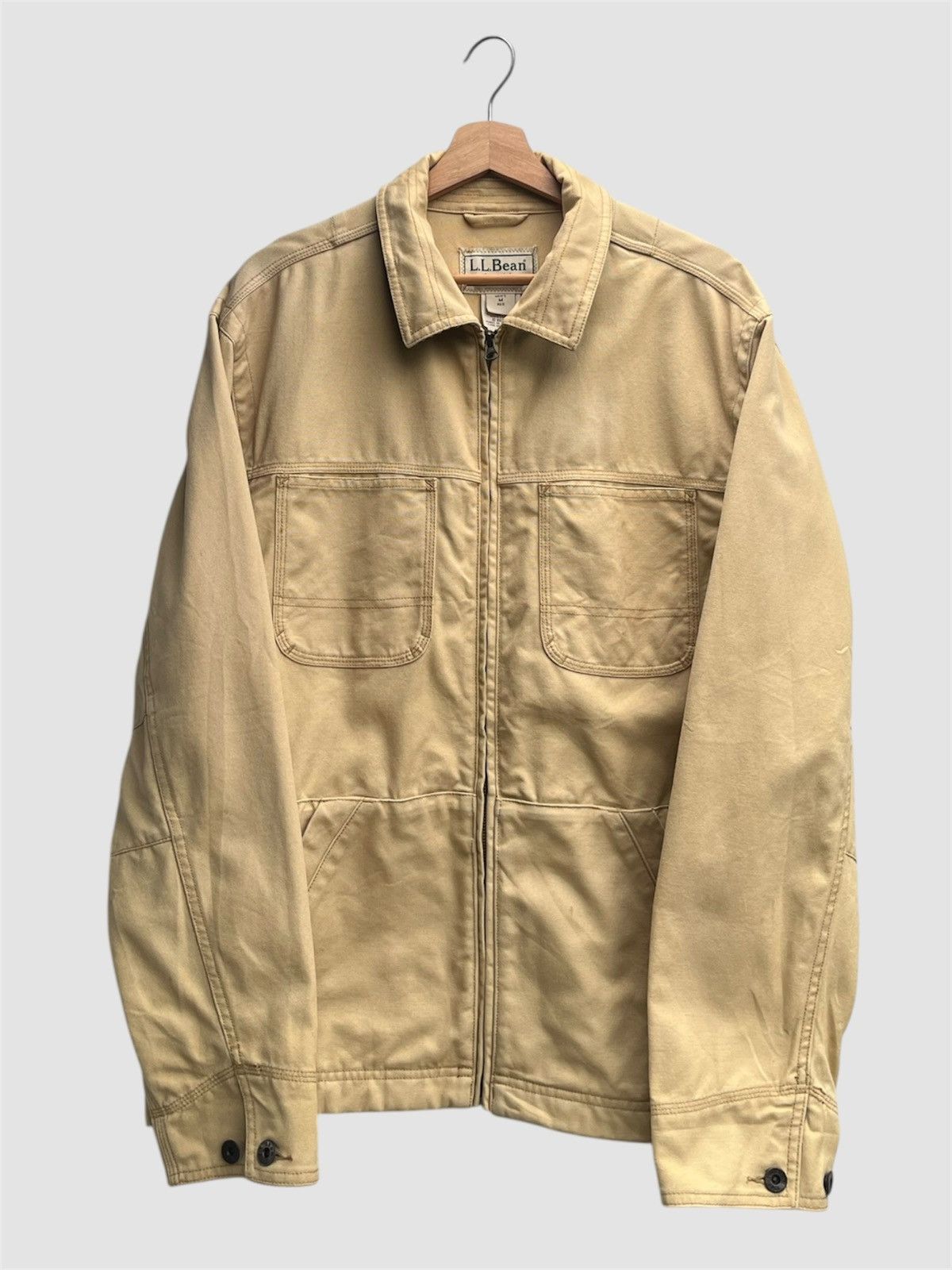 L.L. Bean Vintage LL Bean Pocket Detail Work Jacket Size US M / EU 48-50 / 2 - 2 Thumbnail