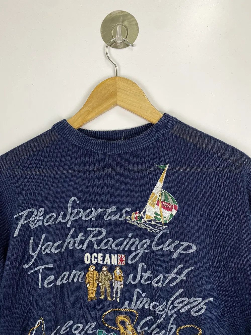Japanese Brand × Vintage Vintage Pia Sport Yacht Racing Cup Size US L / EU 52-54 / 3 - 3 Thumbnail
