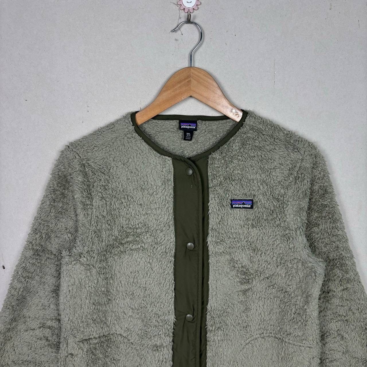 Patagonia Patagonia Girls' Retro Pile Fleece Jacket Olive Green Size S / US 4 / IT 40 - 3 Thumbnail