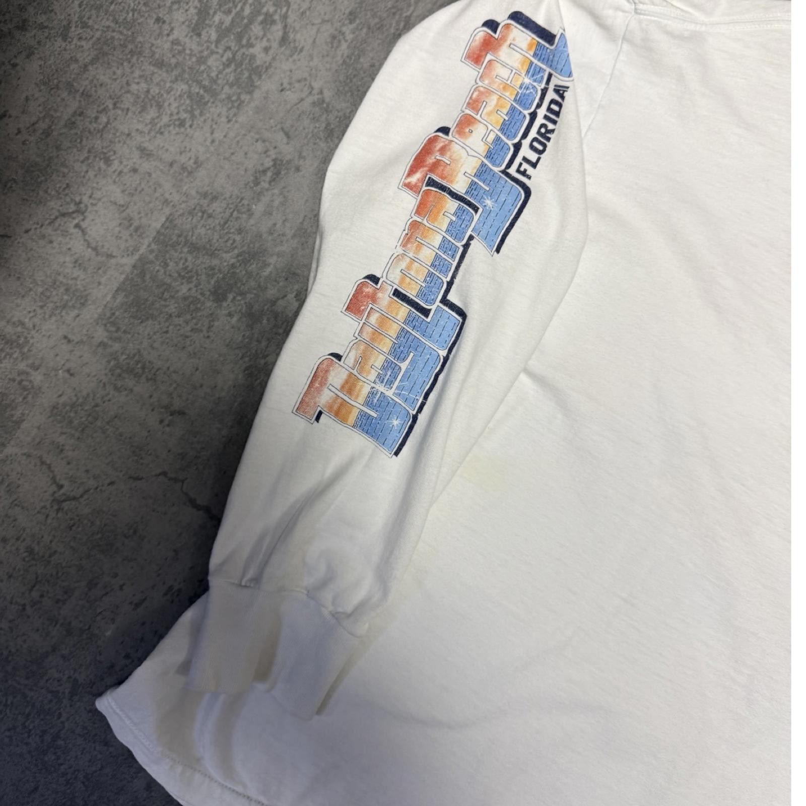 Designer 1982 Daytona Beach Florida Surfing Tee -- L -- Size US L / EU 52-54 / 3 - 4 Thumbnail