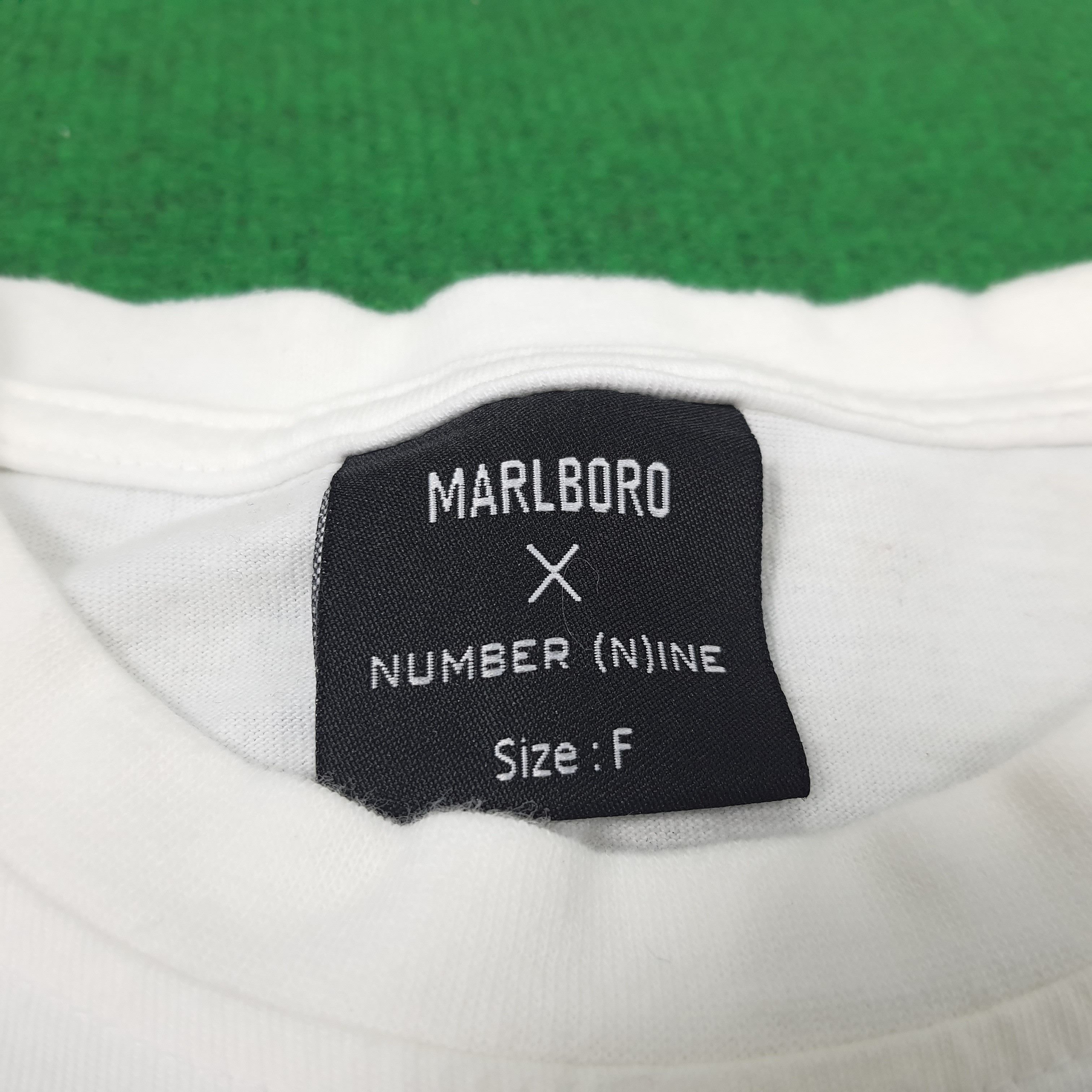 Japanese Brand Vintage Number Nine x Marlboro Custom Logo Tshirt C173N3 Size US M / EU 48-50 / 2 - 5 Thumbnail