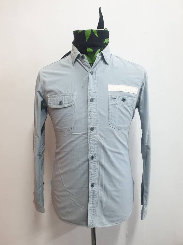 Journal Standard Journal Standard salvedge Japanese brand chambray shirt Size US M / EU 48-50 / 2 - 9 Thumbnail