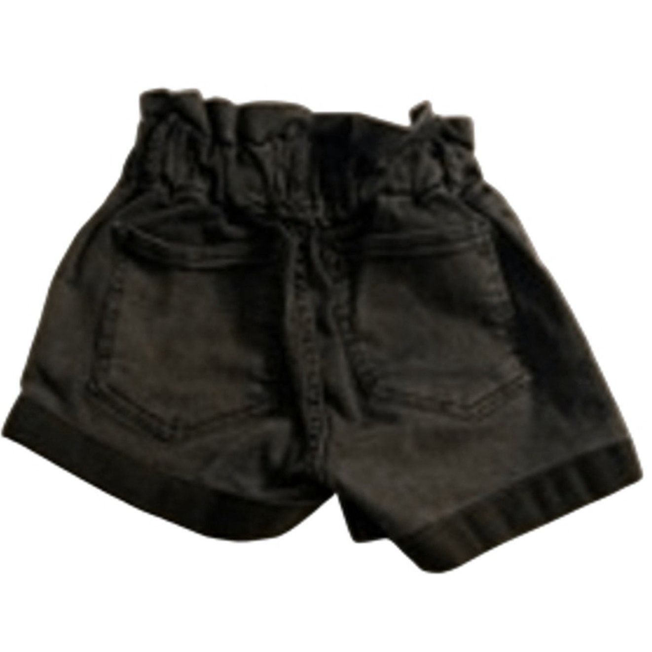 Other Shasa Denim Paperbag Shorts Y2K High Rise Black Size 3 Size 23" - 5 Thumbnail