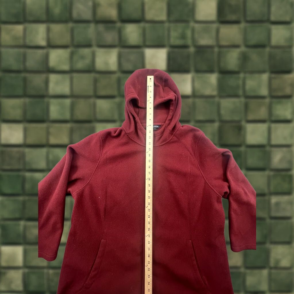 Lands' End Lands' End Hoodie 3XL Red Long Sleeve Zip Fleece Cotton Hooded Men’s Full Zip Reg Big & Tall Outdoor 90s? (Note: No added info) Size US XXL / EU 58 / 5 - 1 Thumbnail