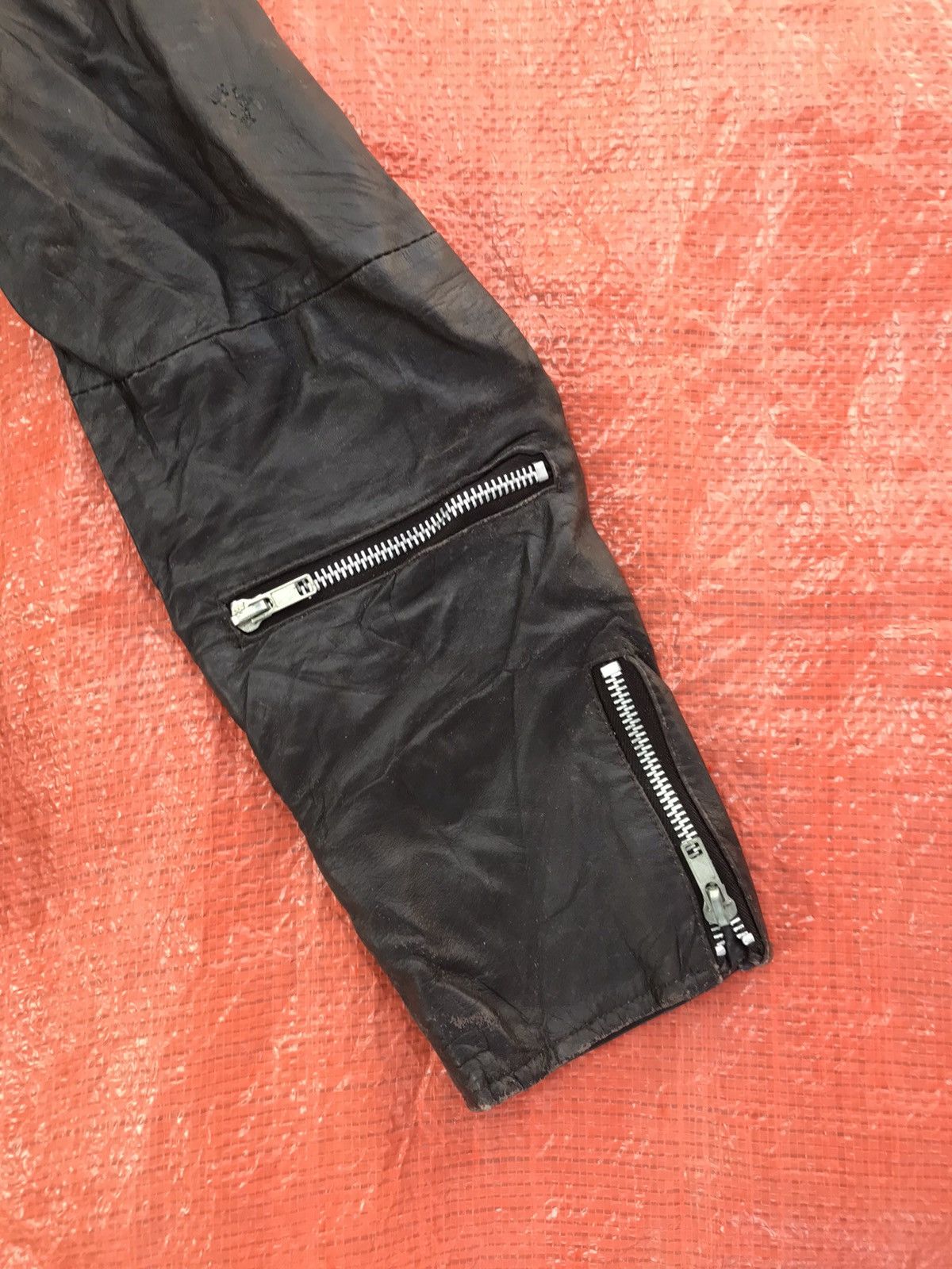 Seditionaries RARE DOUBLE COLLAR LEATHER JACKET SEDITIONARIES RACING JCKT Size US XS / EU 42 / 0 - 5 Thumbnail