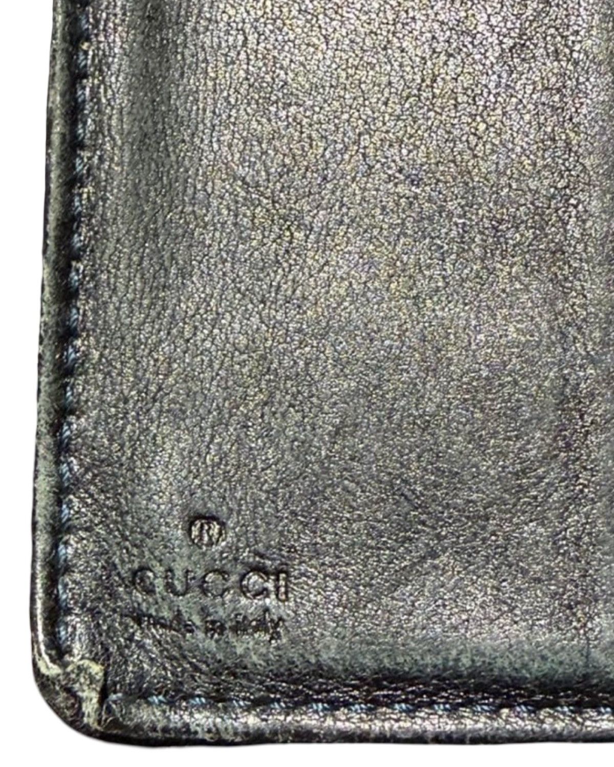 Gucci 🇮🇹MADE IN ITALY🇮🇹 GUCCI Leather Wallet Size ONE SIZE - 4 Thumbnail