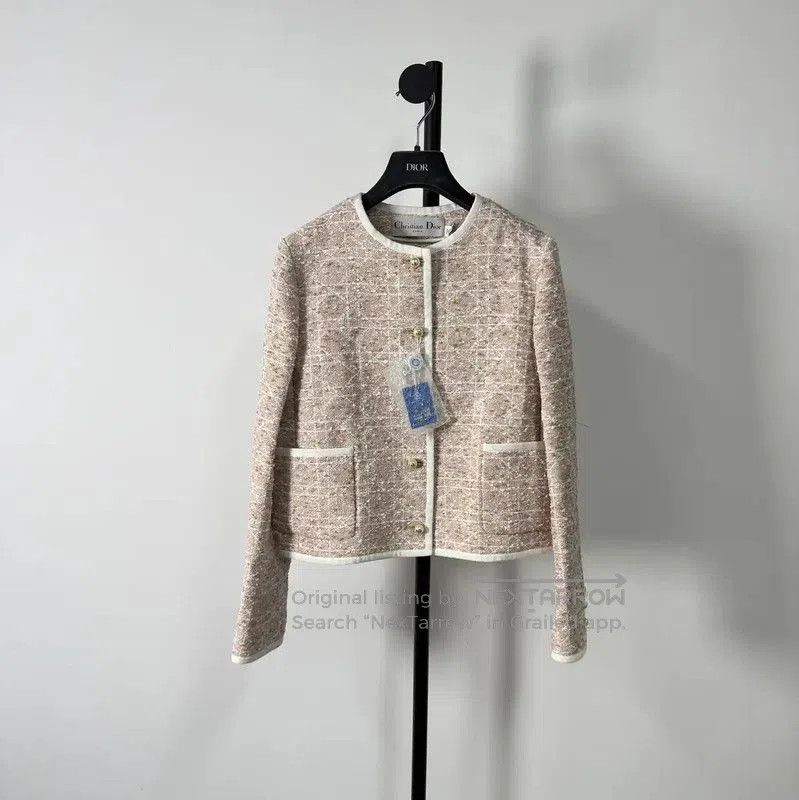 Dior Dior Color-Block Cotton Women's Cardigan . Size M / US 6-8 / IT 42-44 - 1 Thumbnail