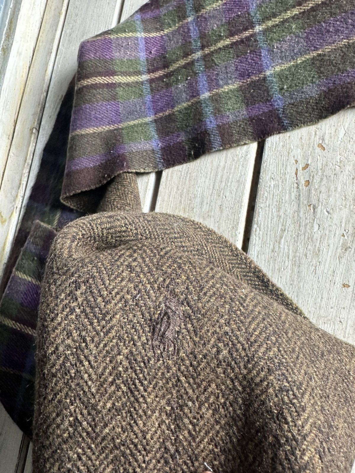 Emporio Armani × Vintage 🚨Vintage 90s Ralph Lauren logo Scarf / Muffler / Neckwear Size ONE SIZE - 6 Thumbnail
