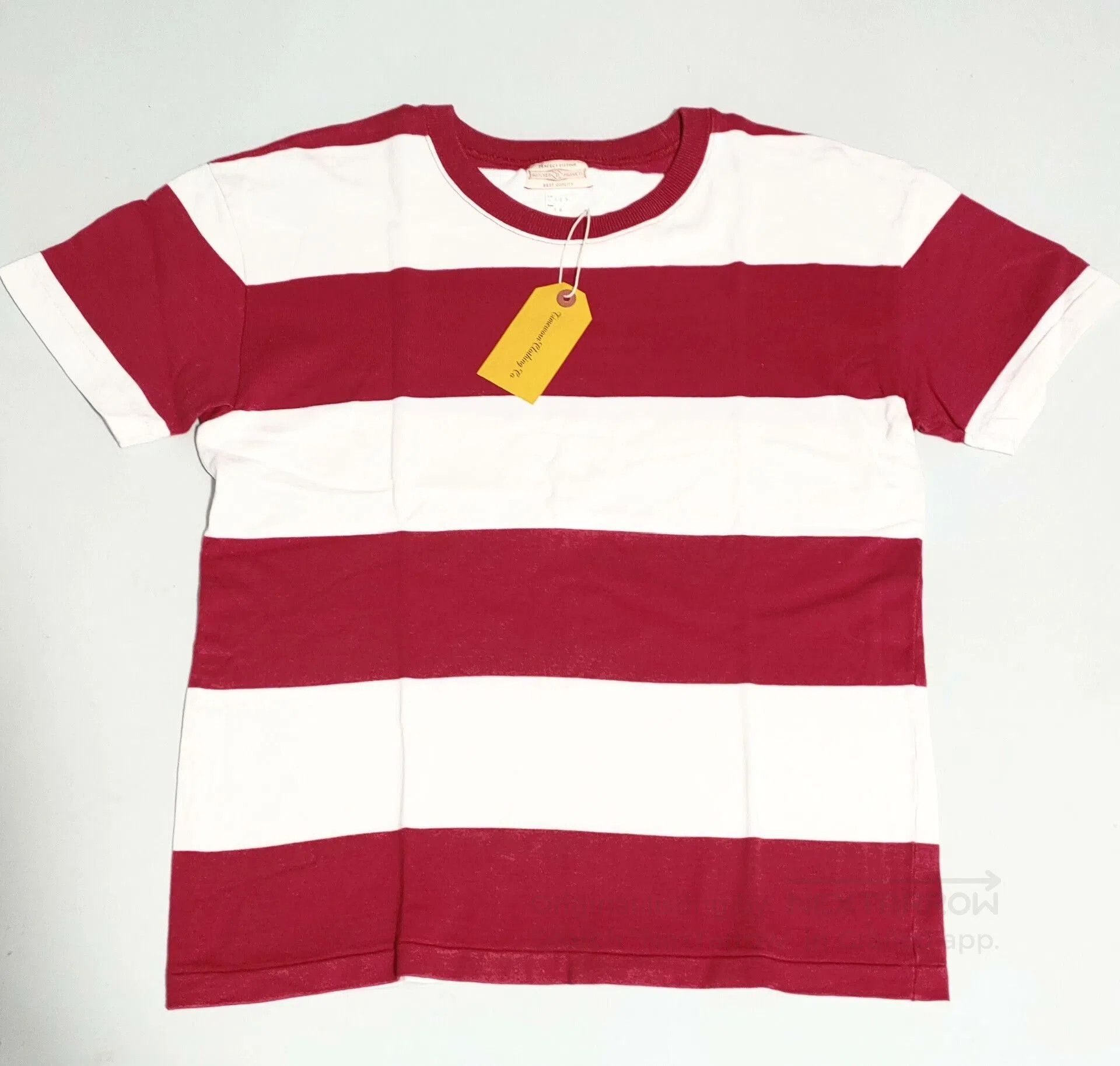 Vintage 1950s Vintage Heavyweight Striped T. Size US M / EU 48-50 / 2 - 1 Thumbnail