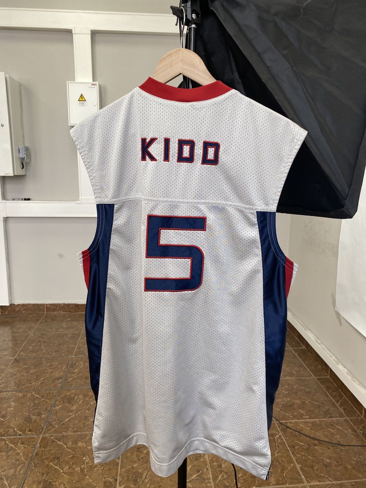 NBA 🇺🇸🏀 Vintage 90s Jason Kidd Nike Basketball Y2K Rare Just Don Size US XL / EU 56 / 4 - 2 Thumbnail